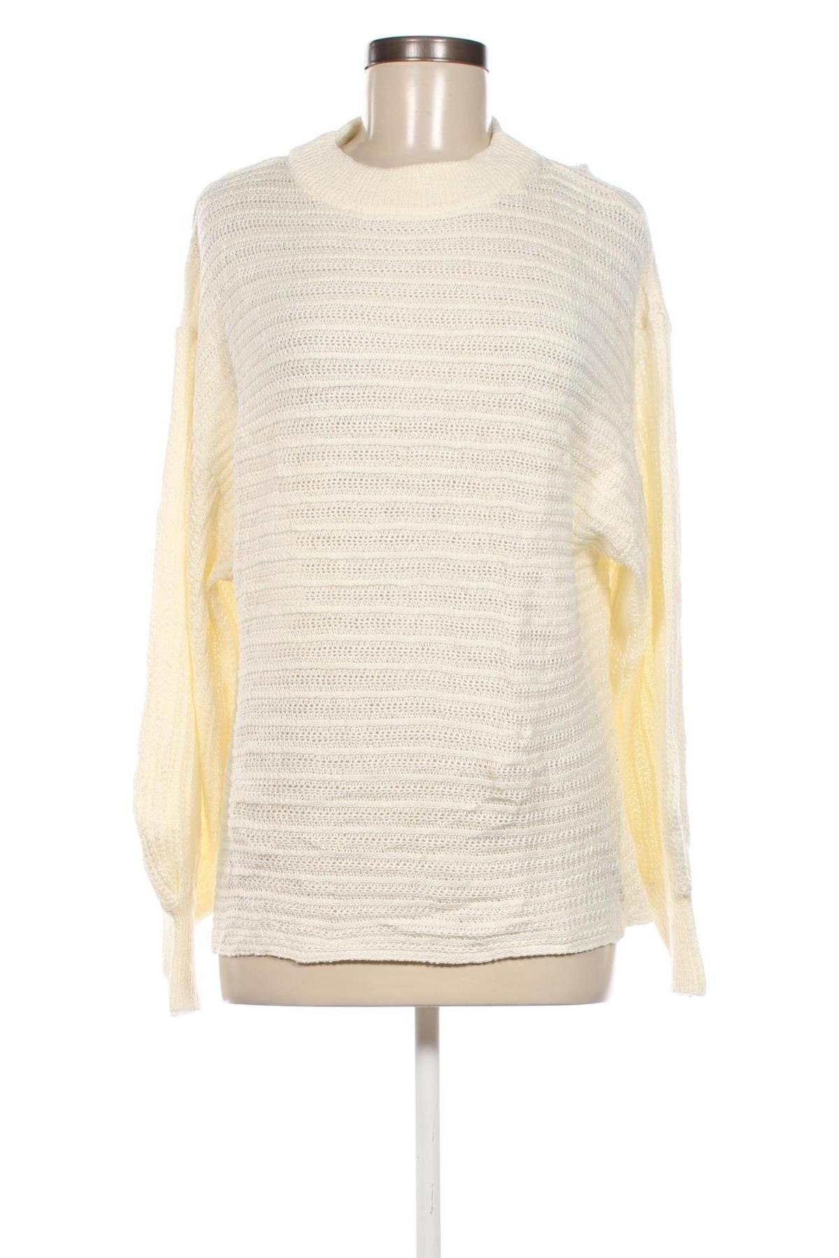 Дамски пуловер Lindex, Размер L, Цвят Бял, Цена 5,80 лв.