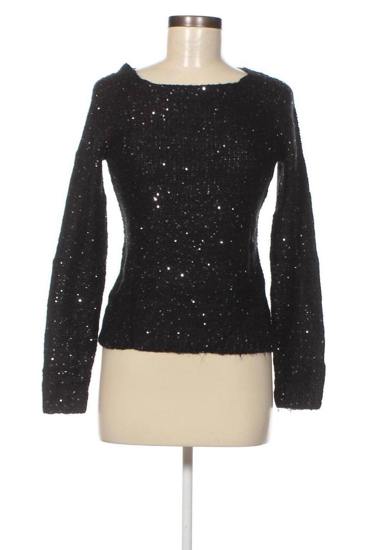 Γυναικείο πουλόβερ Mim, Μέγεθος M, Χρώμα Μαύρο, Τιμή 4,49 €