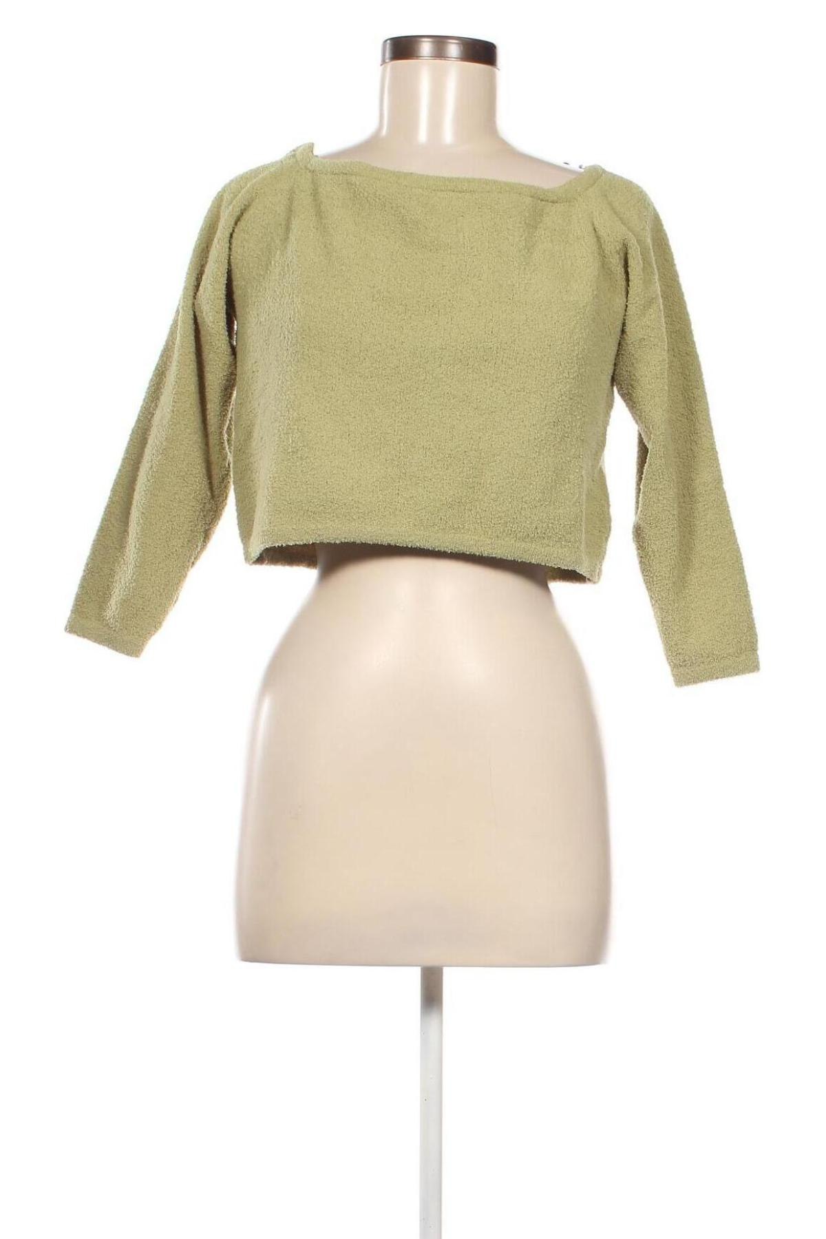 Дамски пуловер Monki, Размер L, Цвят Зелен, Цена 13,72 лв.
