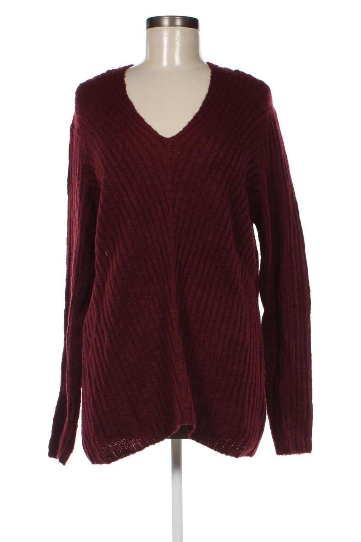 Γυναικείο πουλόβερ Moodo, Μέγεθος XL, Χρώμα Κόκκινο, Τιμή 7,18 €