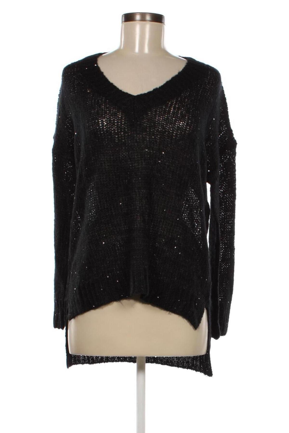 Γυναικείο πουλόβερ Moodo, Μέγεθος L, Χρώμα Μαύρο, Τιμή 7,18 €