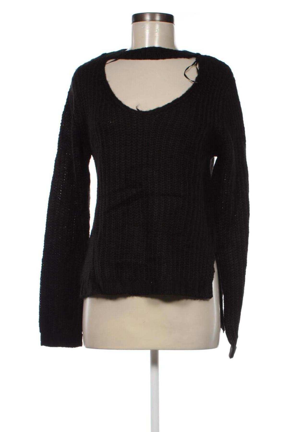 Дамски пуловер Moodo, Размер XL, Цвят Черен, Цена 21,75 лв.