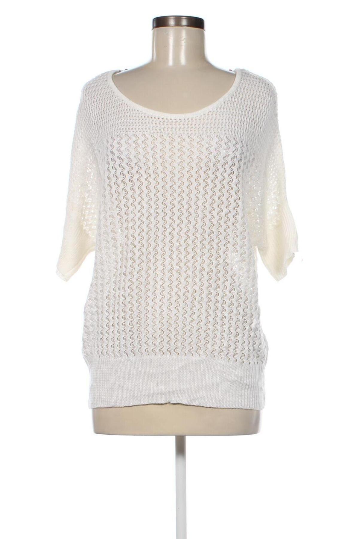 Γυναικείο πουλόβερ New York & Company, Μέγεθος L, Χρώμα Λευκό, Τιμή 2,87 €