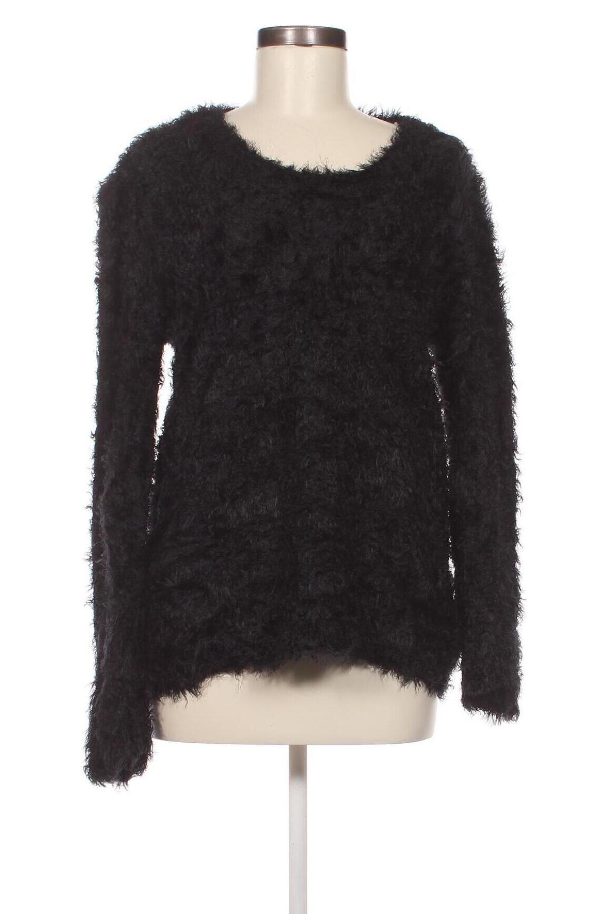 Γυναικείο πουλόβερ Oui, Μέγεθος M, Χρώμα Μαύρο, Τιμή 2,99 €