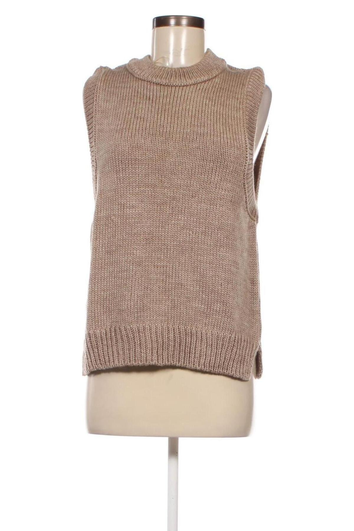 Дамски пуловер Pieces, Размер L, Цвят Кафяв, Цена 16,74 лв.