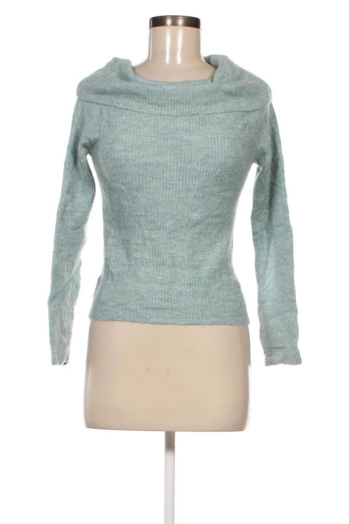 Дамски пуловер Pull&Bear, Размер L, Цвят Син, Цена 8,70 лв.