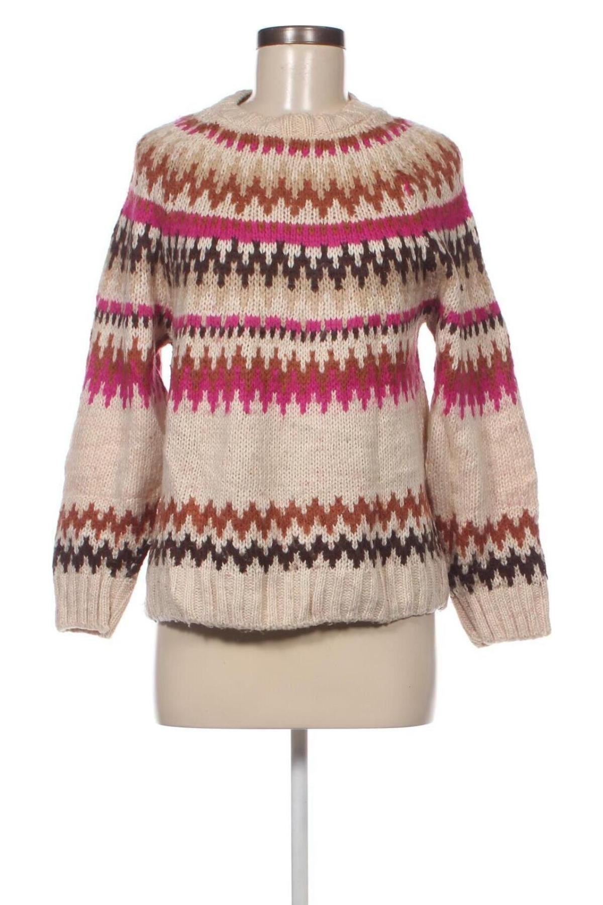 Дамски пуловер Pull&Bear, Размер S, Цвят Многоцветен, Цена 8,70 лв.