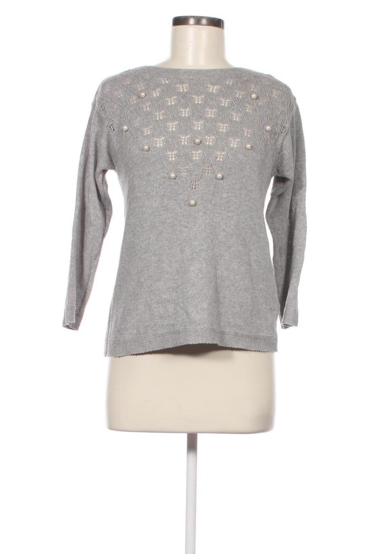 Γυναικείο πουλόβερ Pull Love, Μέγεθος M, Χρώμα Γκρί, Τιμή 14,83 €