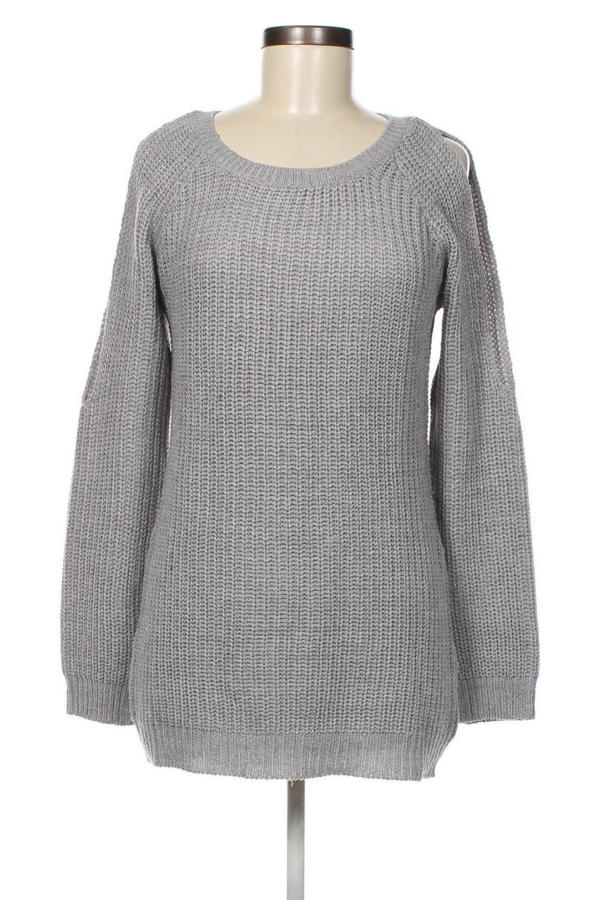 Дамски пуловер Qed London, Размер S, Цвят Сив, Цена 5,22 лв.
