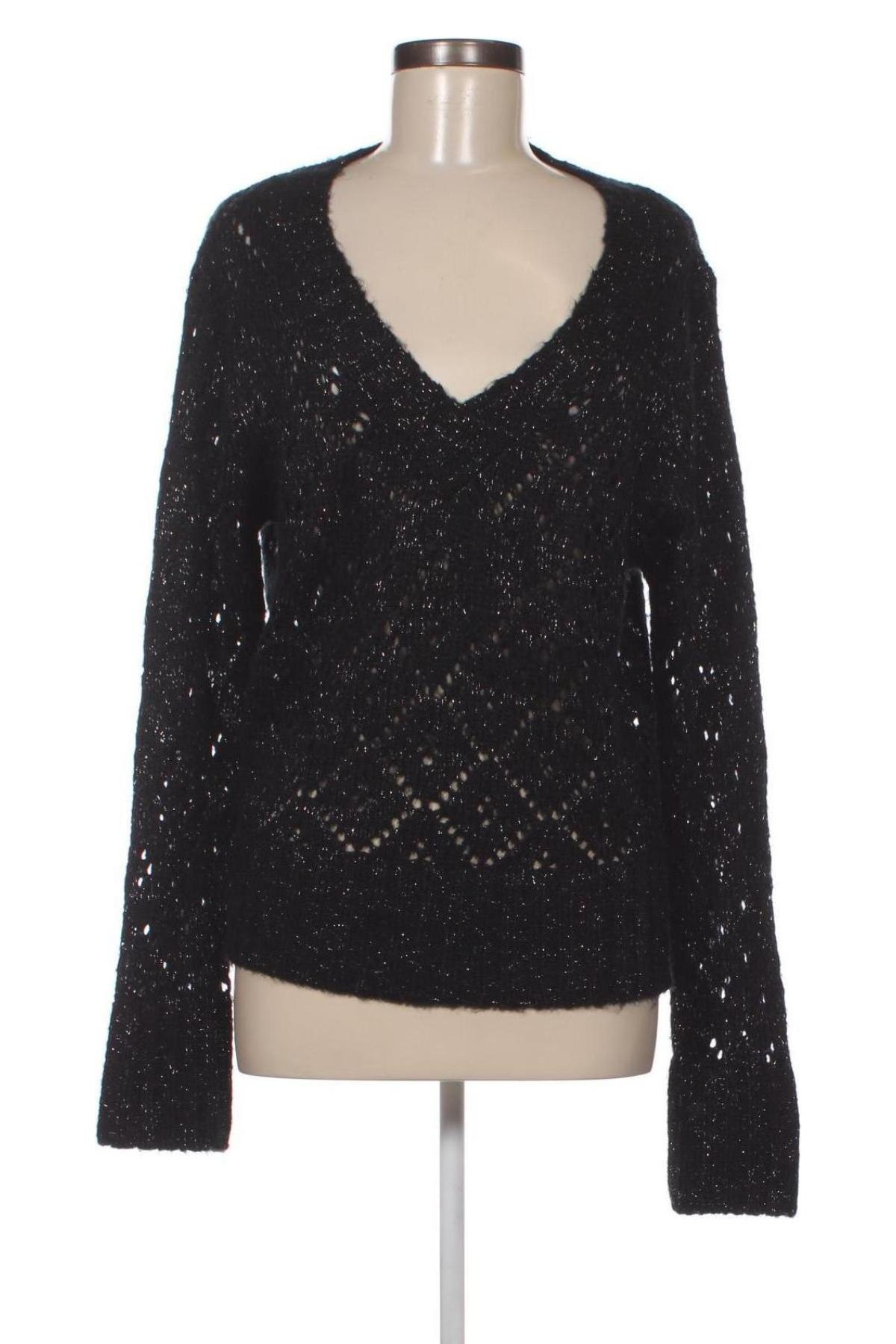 Γυναικείο πουλόβερ Repeat, Μέγεθος M, Χρώμα Μαύρο, Τιμή 7,15 €