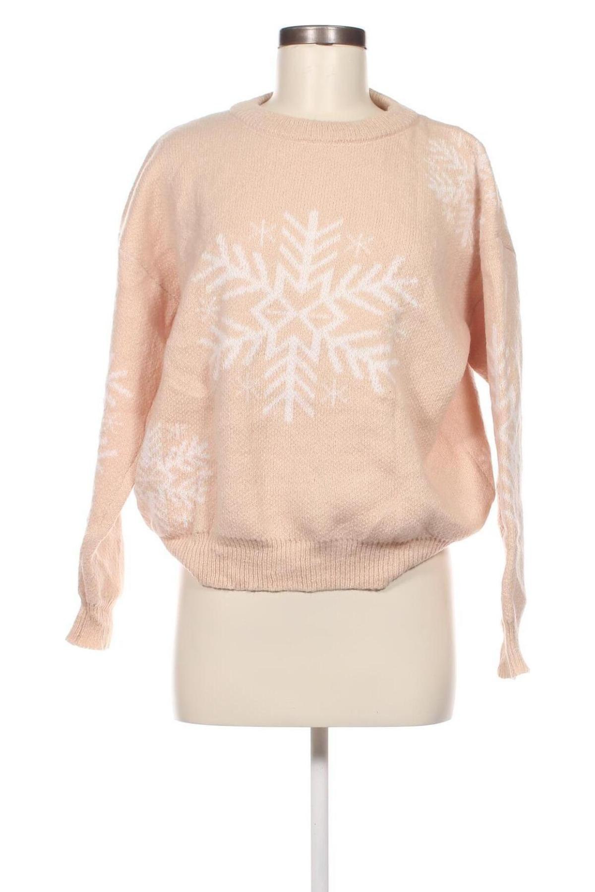 Γυναικείο πουλόβερ SHEIN, Μέγεθος S, Χρώμα  Μπέζ, Τιμή 2,51 €