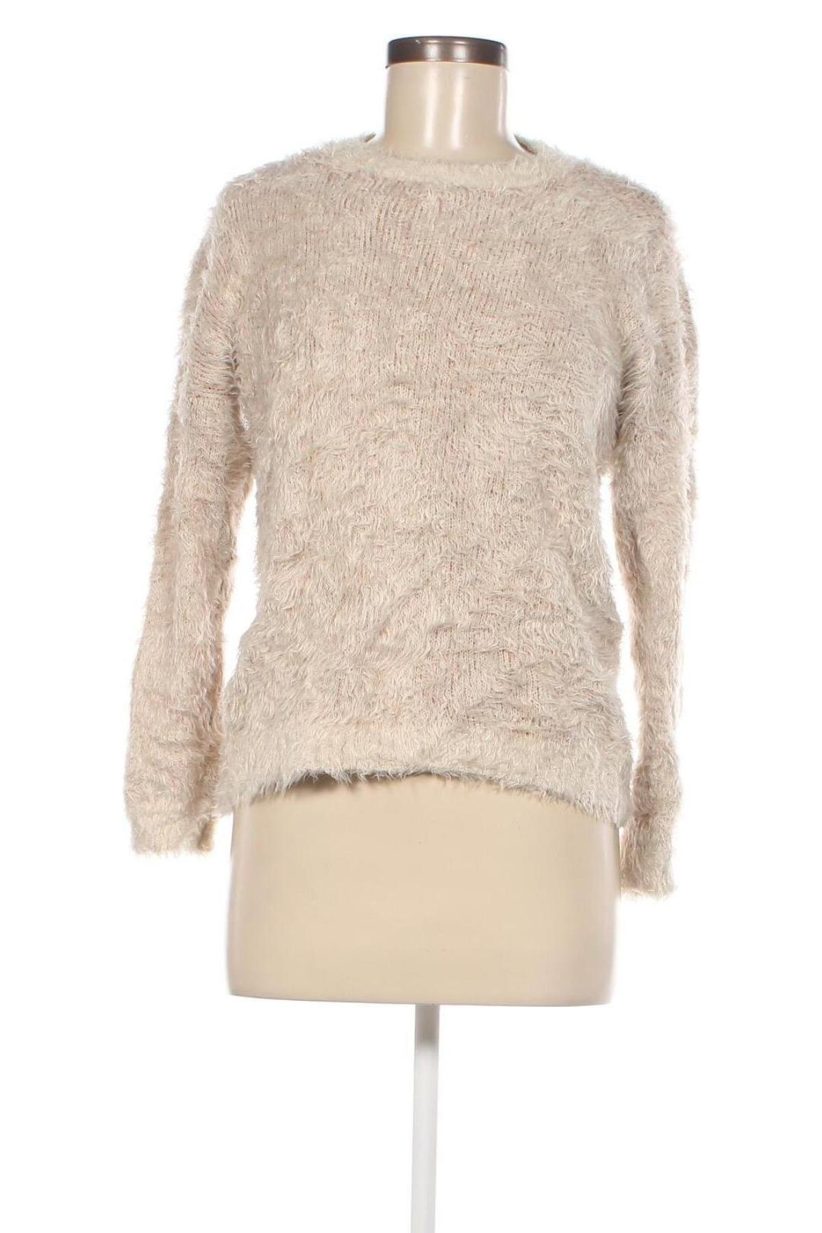 Дамски пуловер Signe Nature, Размер M, Цвят Бежов, Цена 6,96 лв.