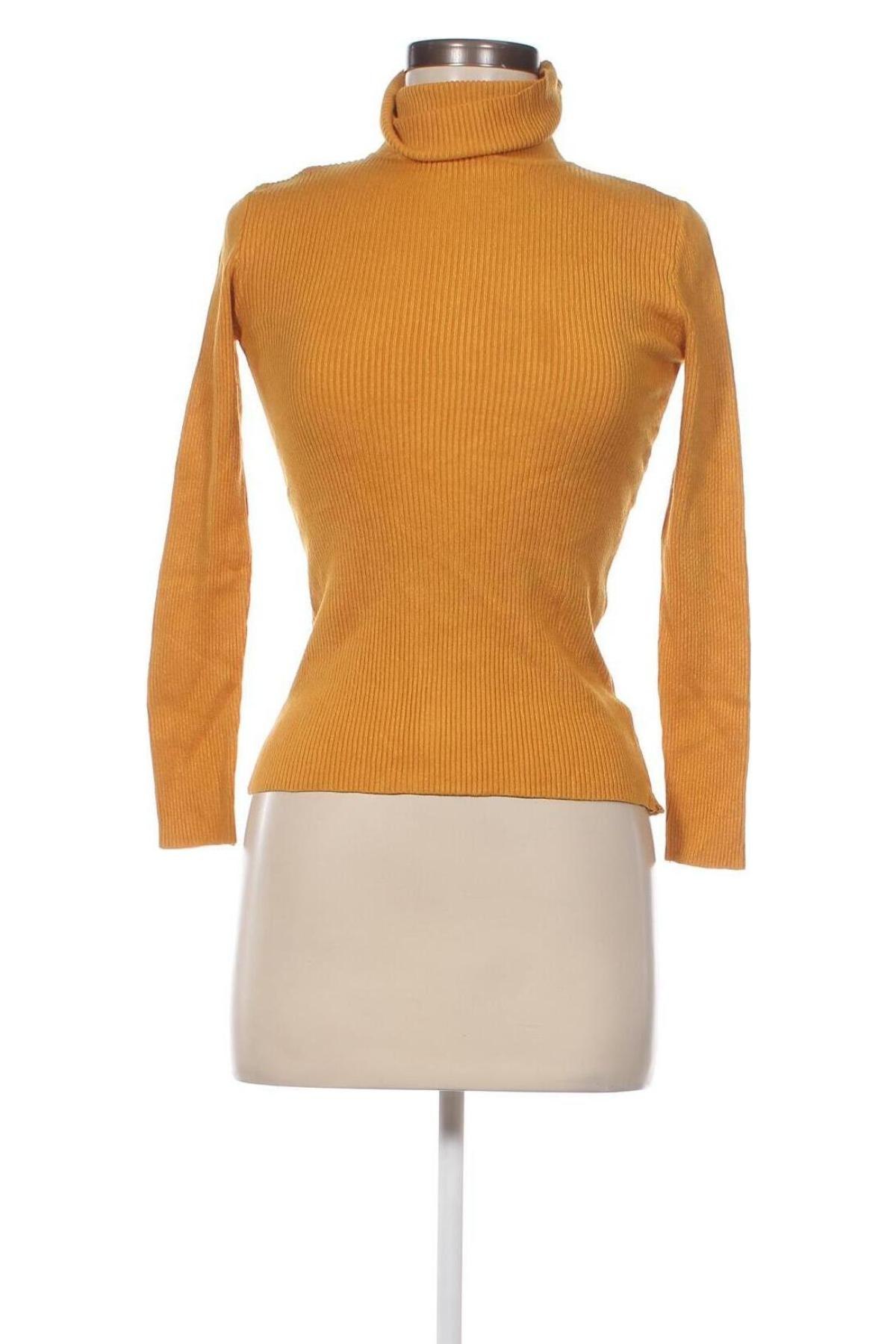 Дамски пуловер Temt, Размер L, Цвят Жълт, Цена 10,15 лв.