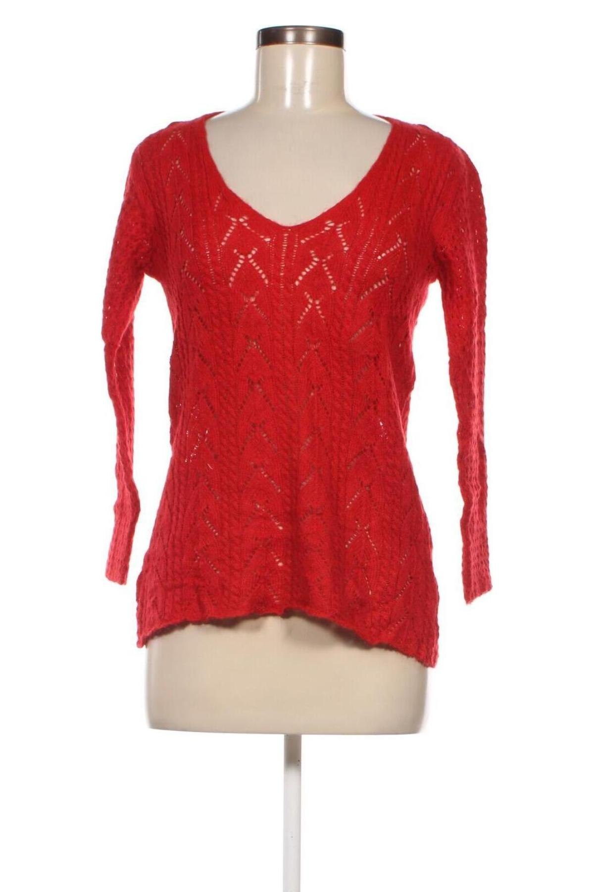 Dámsky pulóver Zara Knitwear, Veľkosť M, Farba Červená, Cena  2,95 €
