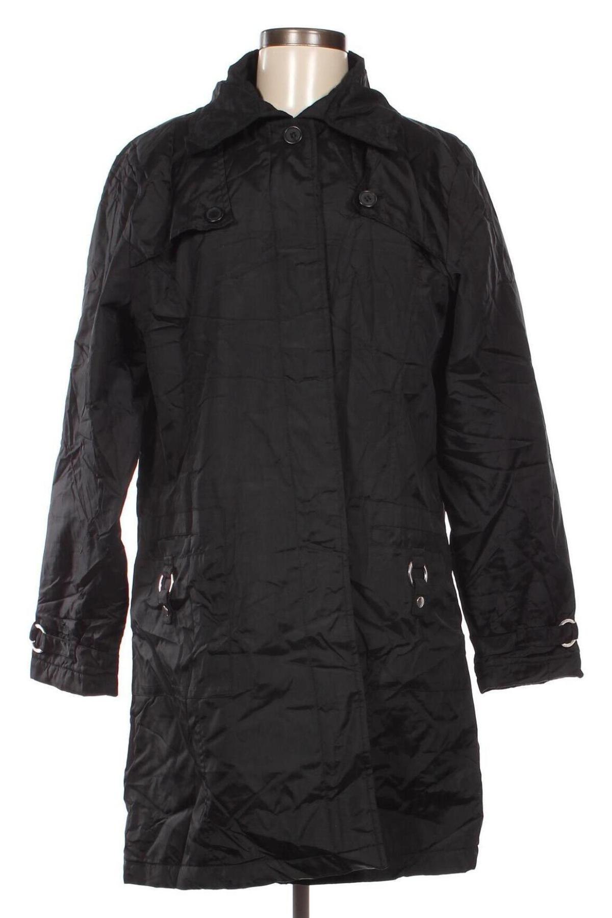 Damen Trenchcoat, Größe M, Farbe Schwarz, Preis 5,22 €