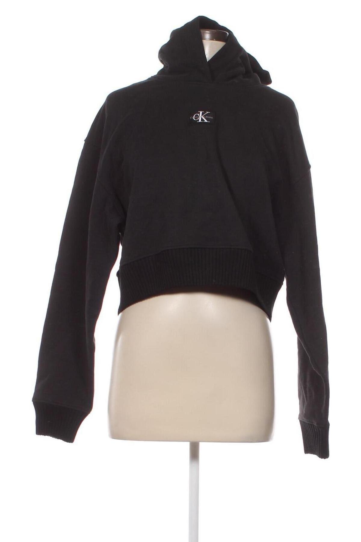 Γυναικείο φούτερ Calvin Klein Jeans, Μέγεθος M, Χρώμα Μαύρο, Τιμή 50,26 €