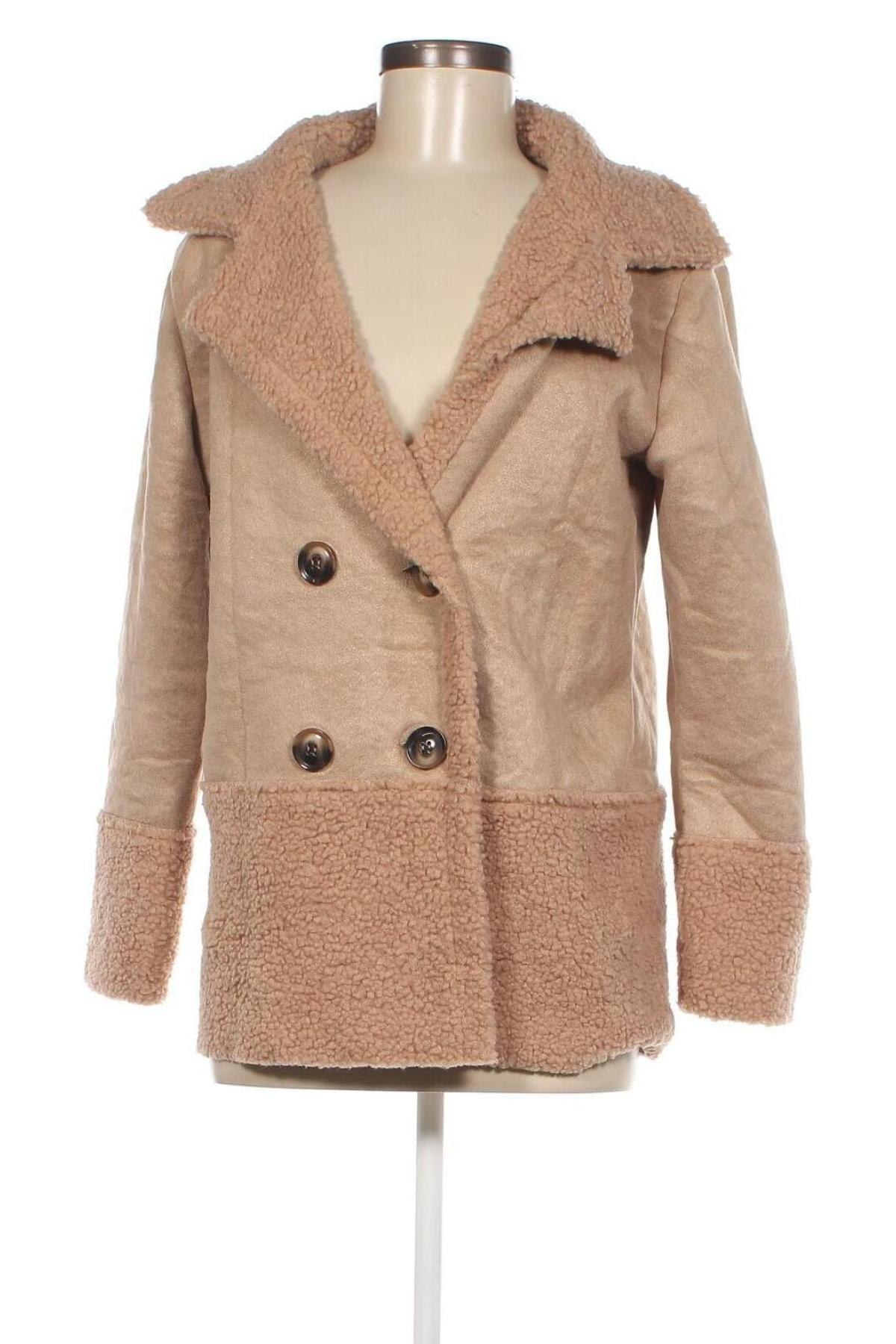 Dámsky kabát , Veľkosť M, Farba Béžová, Cena  6,07 €