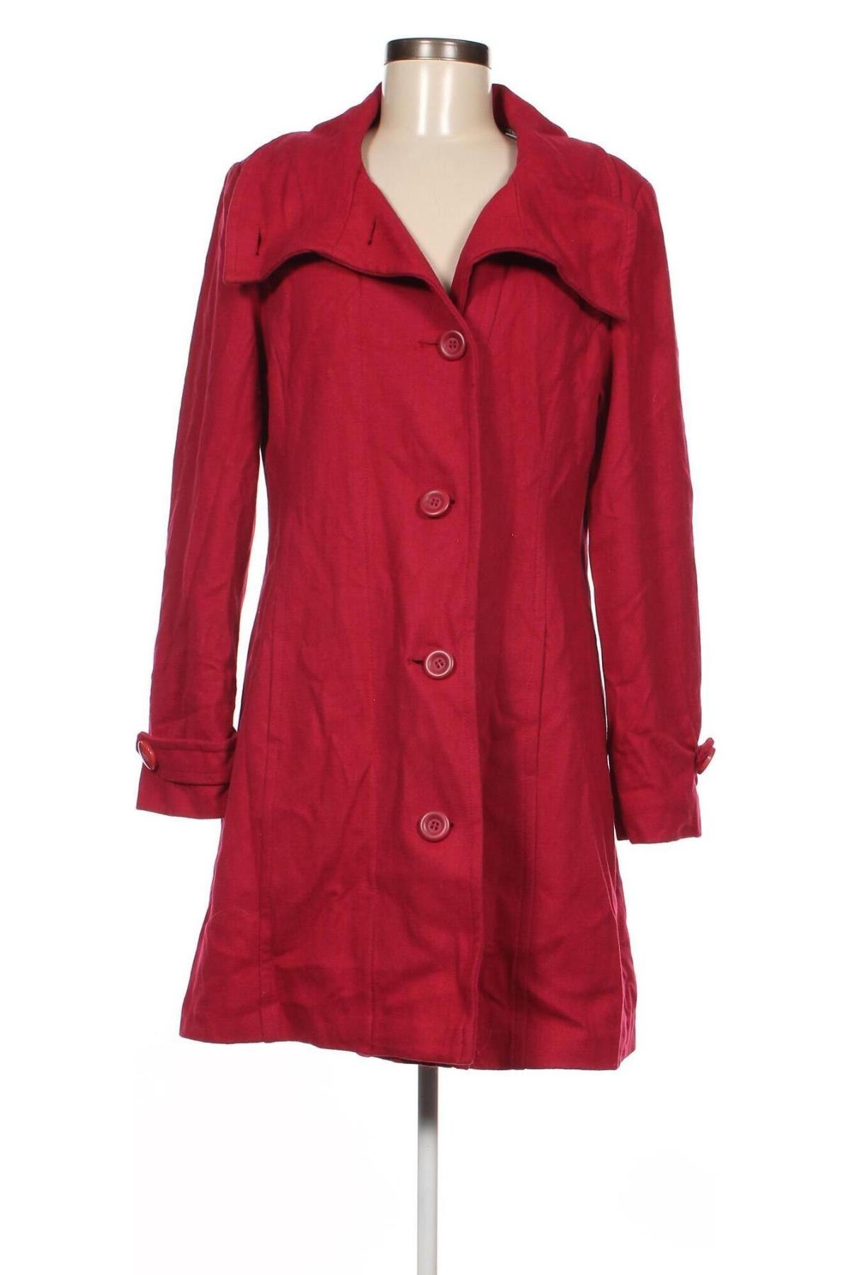 Dámsky kabát , Veľkosť S, Farba Červená, Cena  18,20 €
