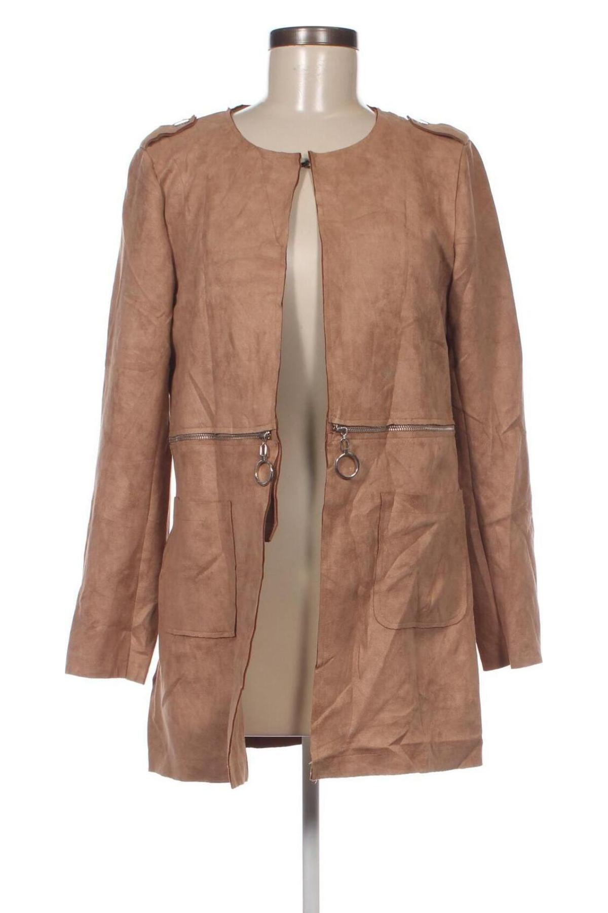 Дамско палто, Размер M, Цвят Бежов, Цена 10,88 лв.