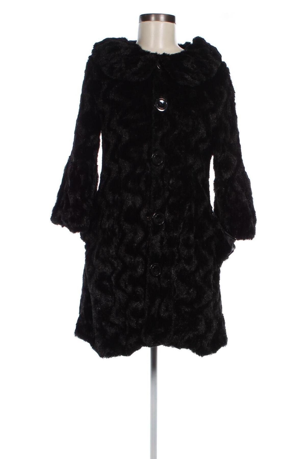 Дамско палто Crossroads, Размер S, Цвят Черен, Цена 24,30 лв.