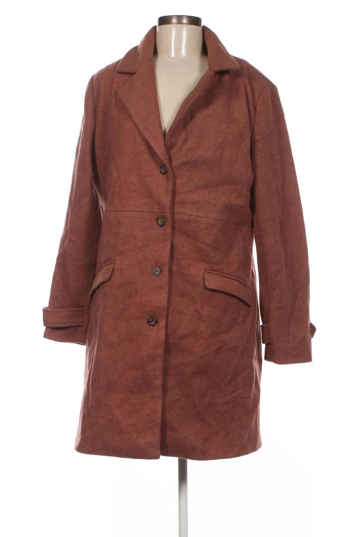 Γυναικείο παλτό Elm Lifestyle, Μέγεθος M, Χρώμα Καφέ, Τιμή 9,91 €