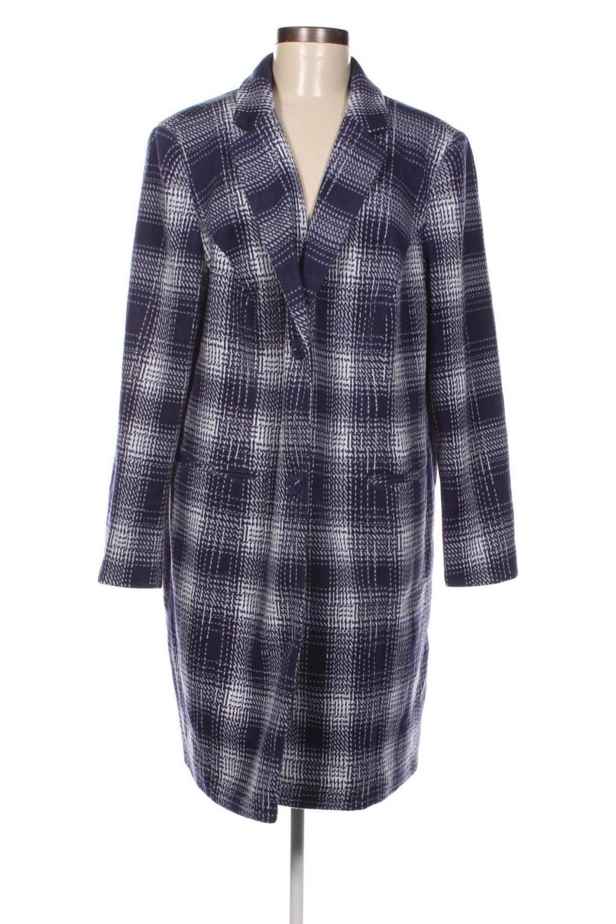 Γυναικείο παλτό Fiora Blue, Μέγεθος XXL, Χρώμα Μπλέ, Τιμή 19,86 €