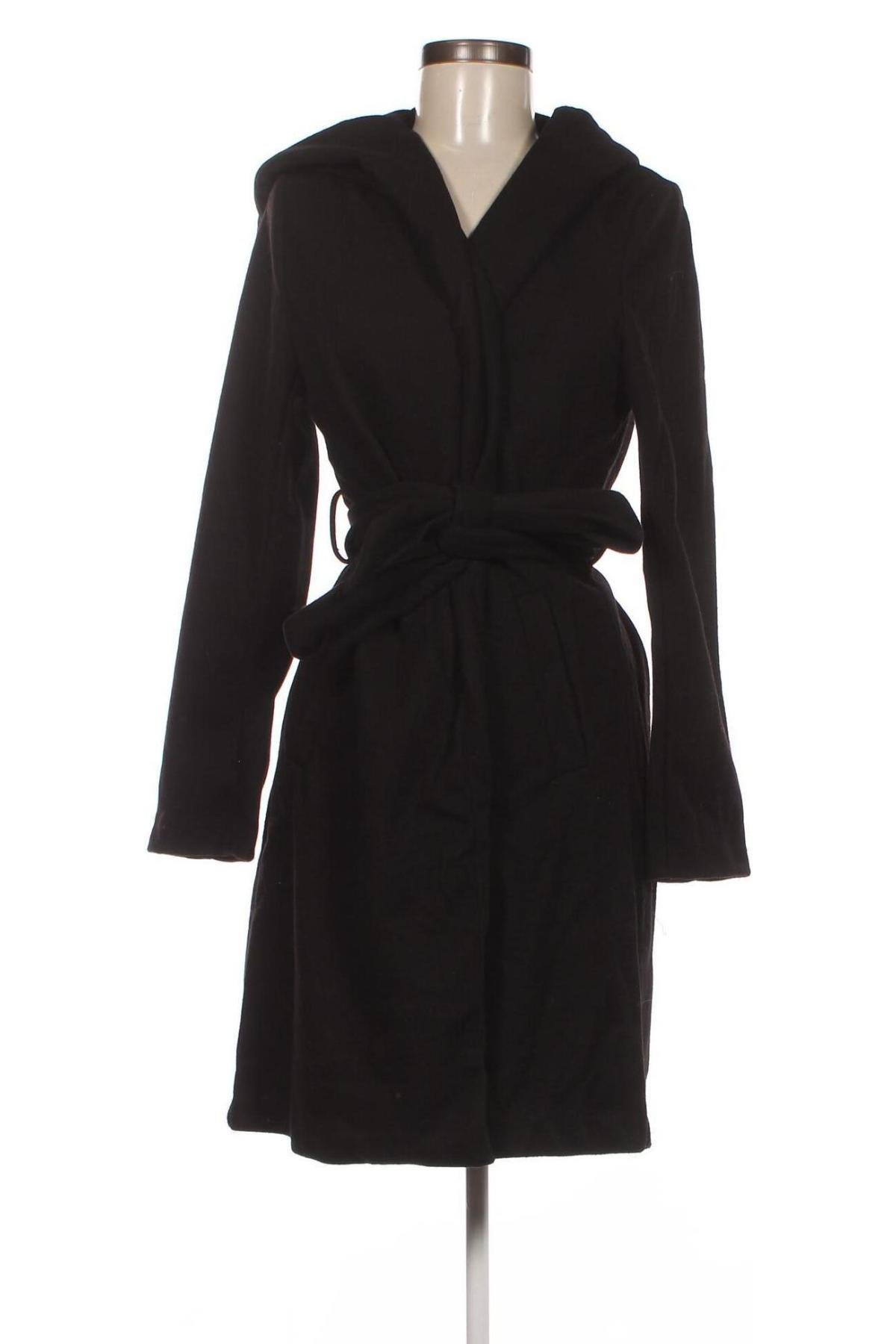 Дамско палто Fresh Made, Размер M, Цвят Черен, Цена 41,58 лв.