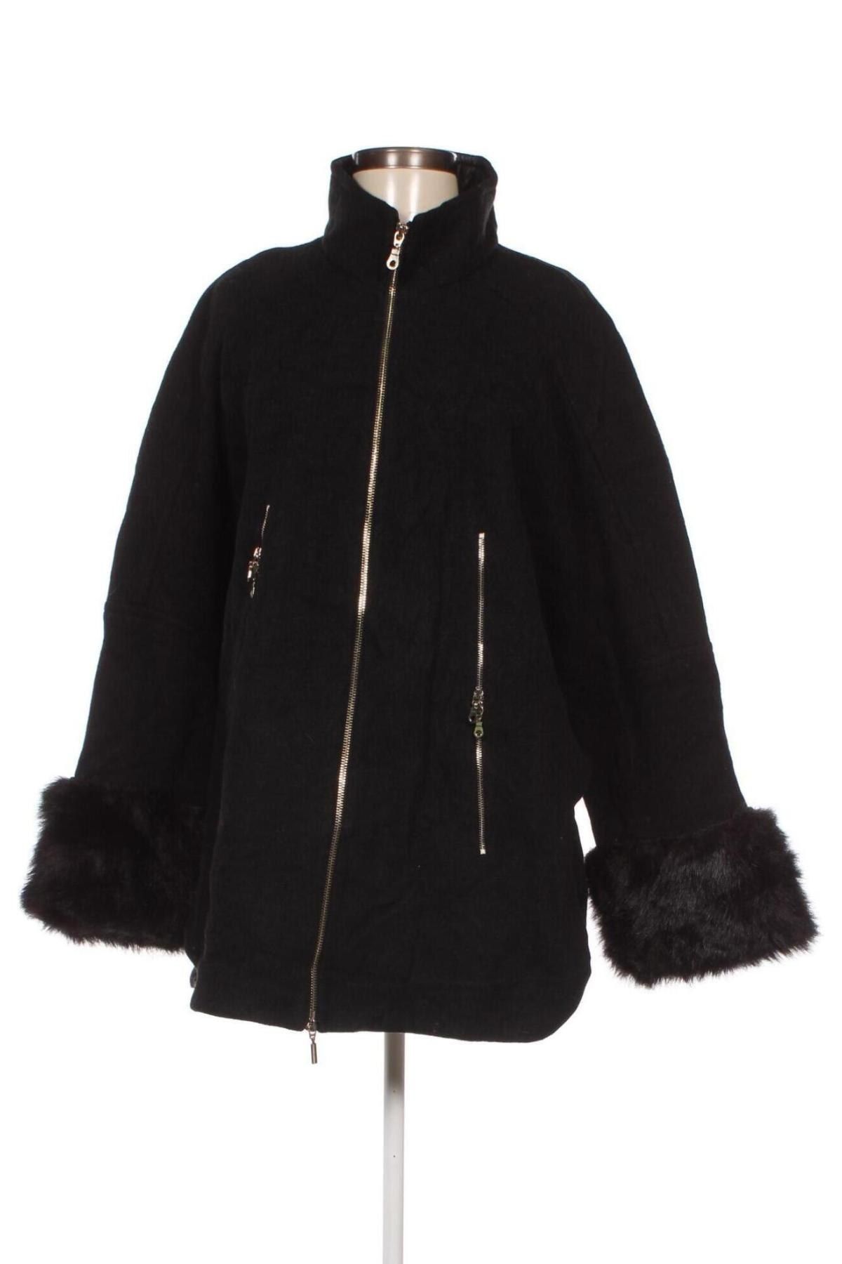Дамско палто Gerry Weber, Размер M, Цвят Черен, Цена 11,80 лв.
