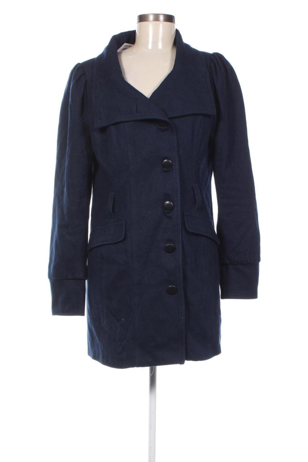 Γυναικείο παλτό Ichi, Μέγεθος L, Χρώμα Μπλέ, Τιμή 13,42 €