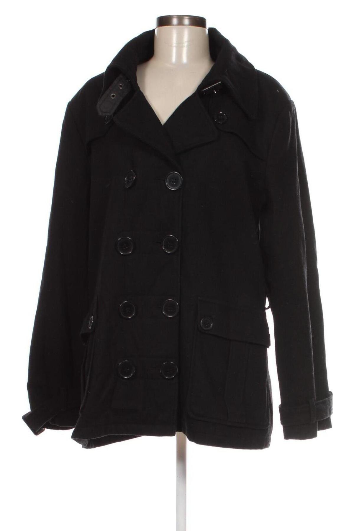 Дамско палто Liv, Размер XXL, Цвят Черен, Цена 19,26 лв.