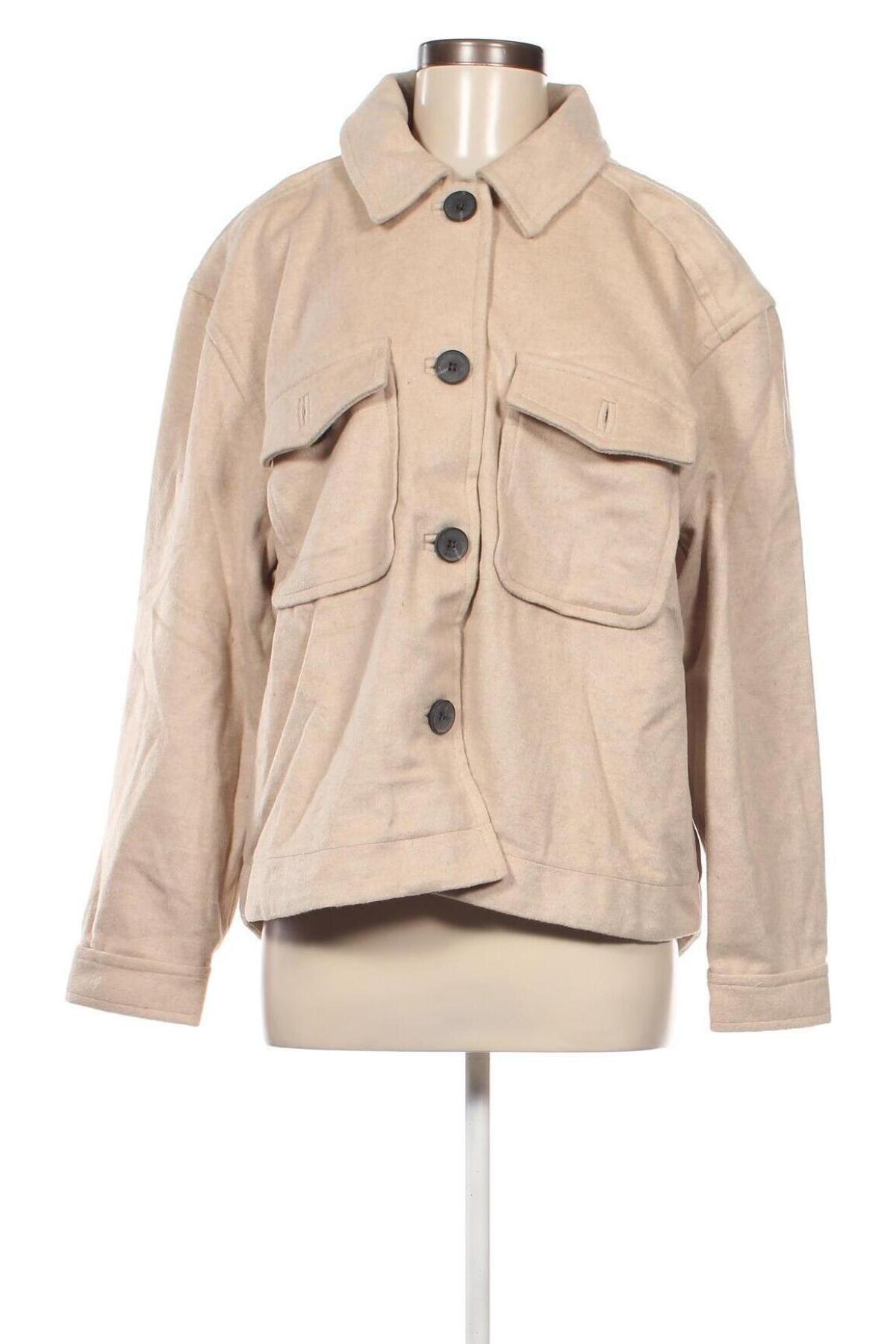 Γυναικείο παλτό Lovely Sisters, Μέγεθος XL, Χρώμα  Μπέζ, Τιμή 19,20 €