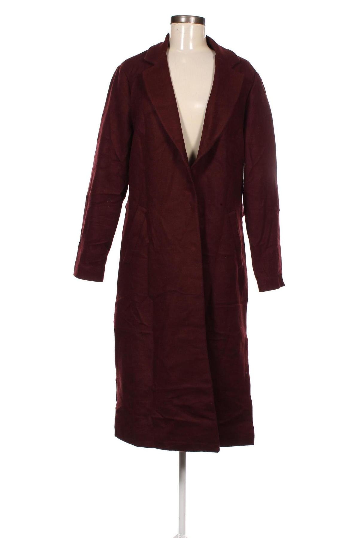 Дамско палто New Look, Размер L, Цвят Червен, Цена 107,00 лв.