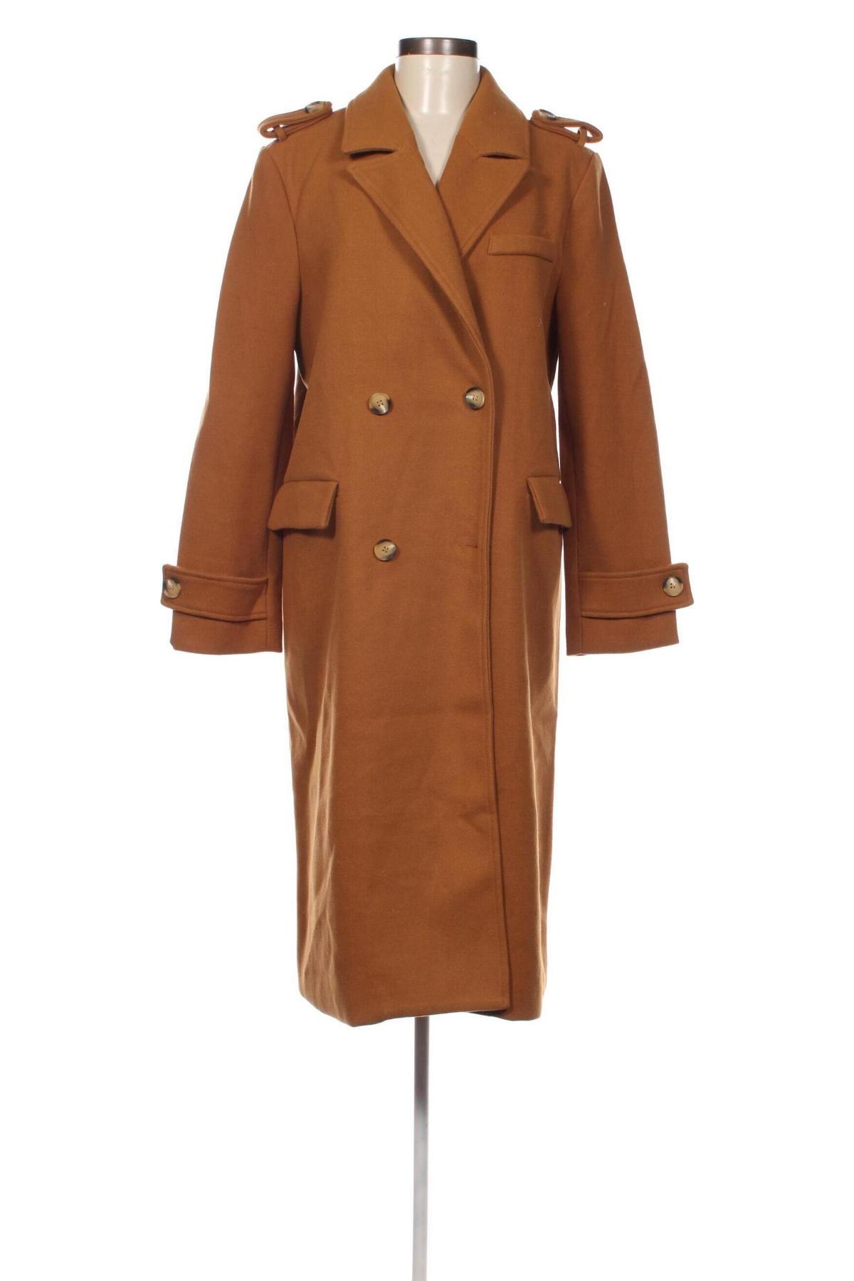 Дамско палто Noisy May, Размер M, Цвят Кафяв, Цена 54,12 лв.