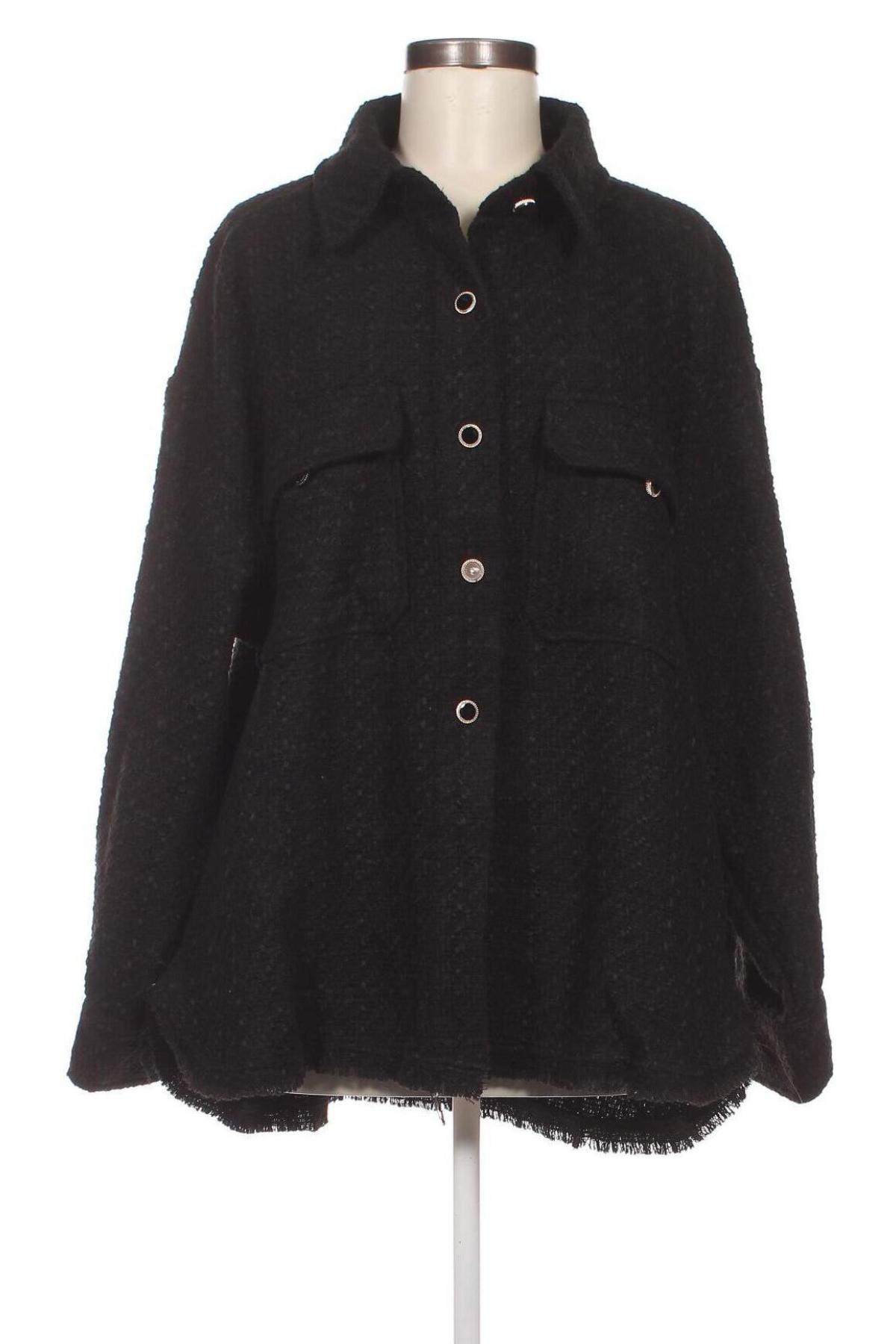 Дамско палто Oasis, Размер XL, Цвят Черен, Цена 47,70 лв.