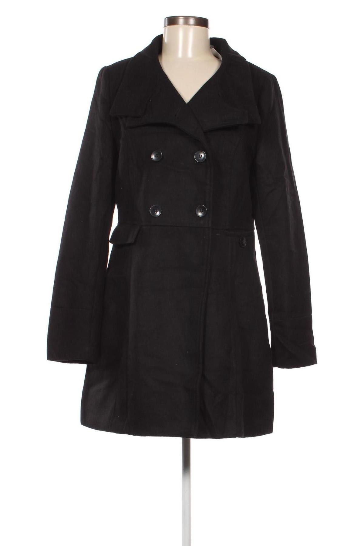 Γυναικείο παλτό Pimkie, Μέγεθος L, Χρώμα Μαύρο, Τιμή 13,90 €