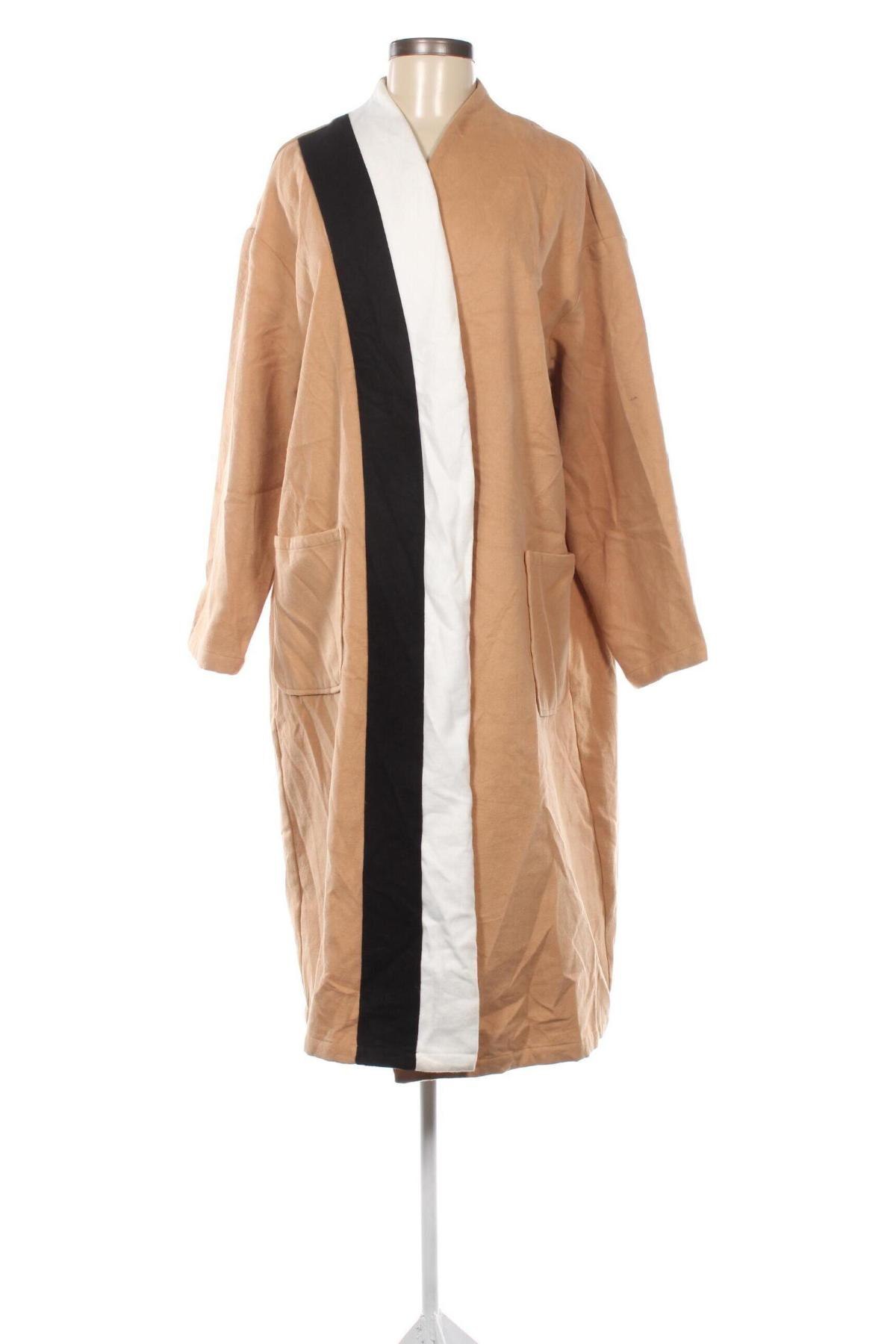 Дамско палто SHEIN, Размер M, Цвят Кафяв, Цена 32,10 лв.