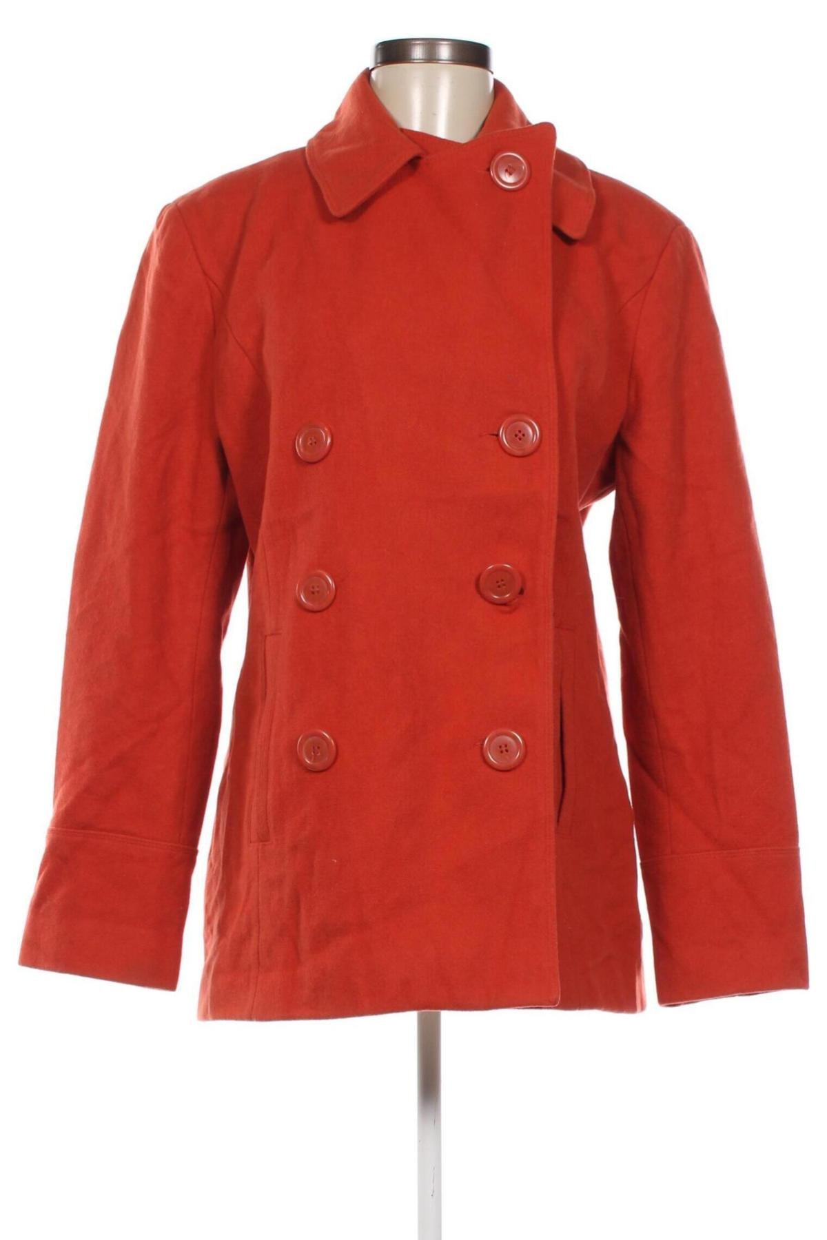 Дамско палто St. John's Bay, Размер L, Цвят Оранжев, Цена 37,45 лв.
