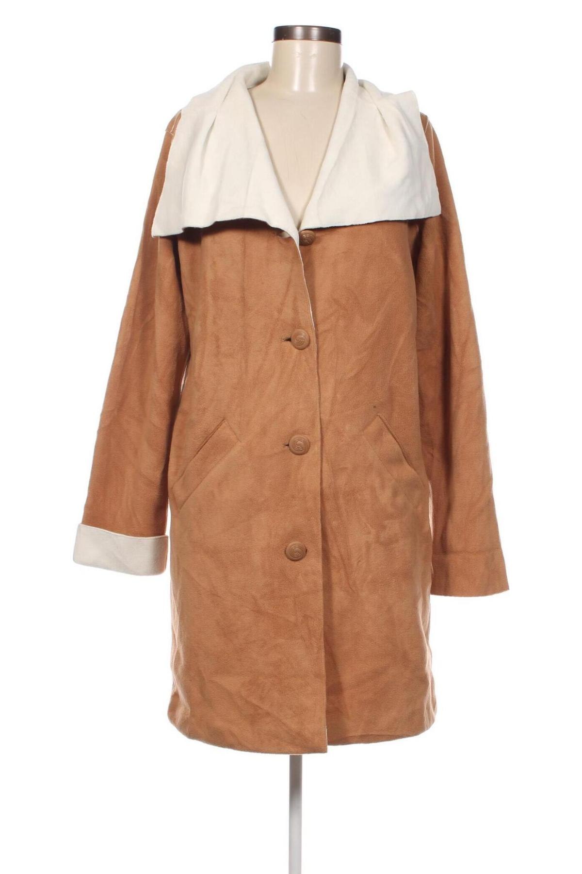 Γυναικείο παλτό Susan Graver, Μέγεθος S, Χρώμα  Μπέζ, Τιμή 12,67 €