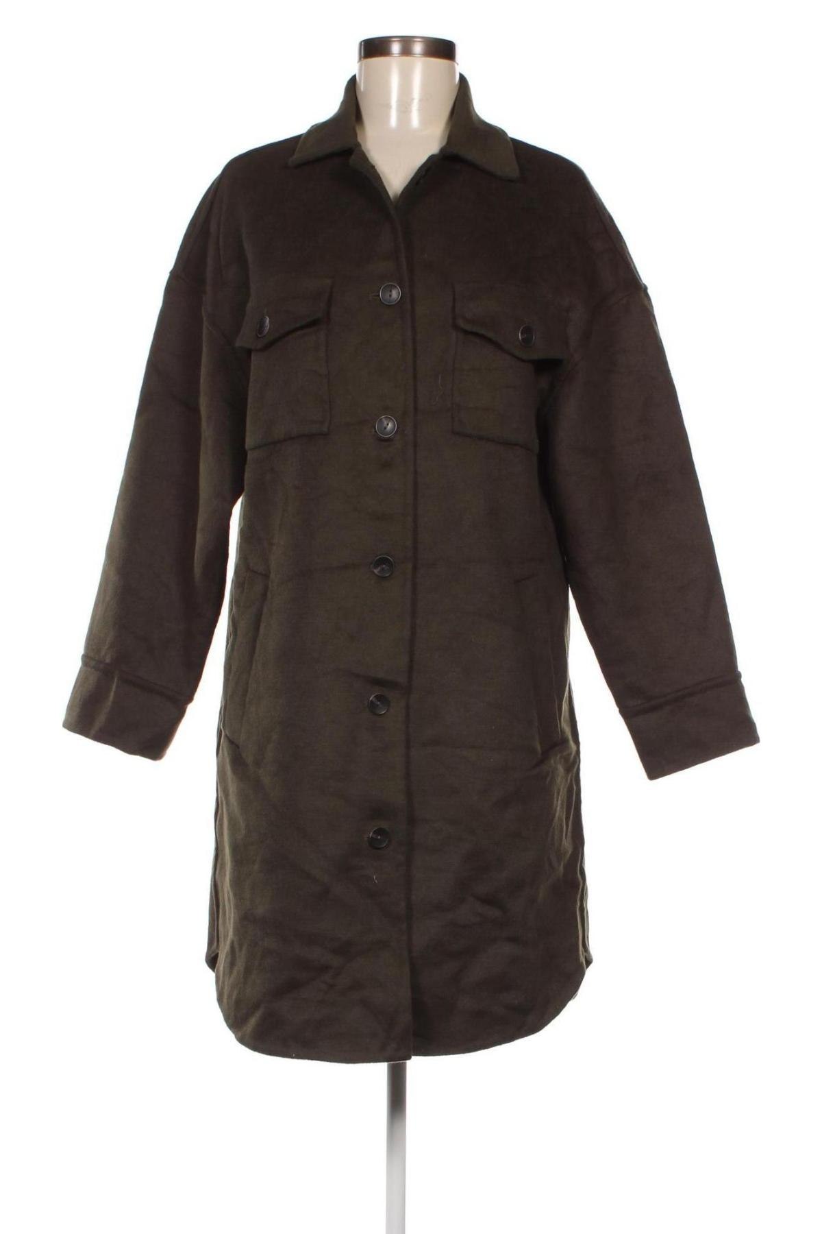 Дамско палто Sussan, Размер L, Цвят Зелен, Цена 26,40 лв.