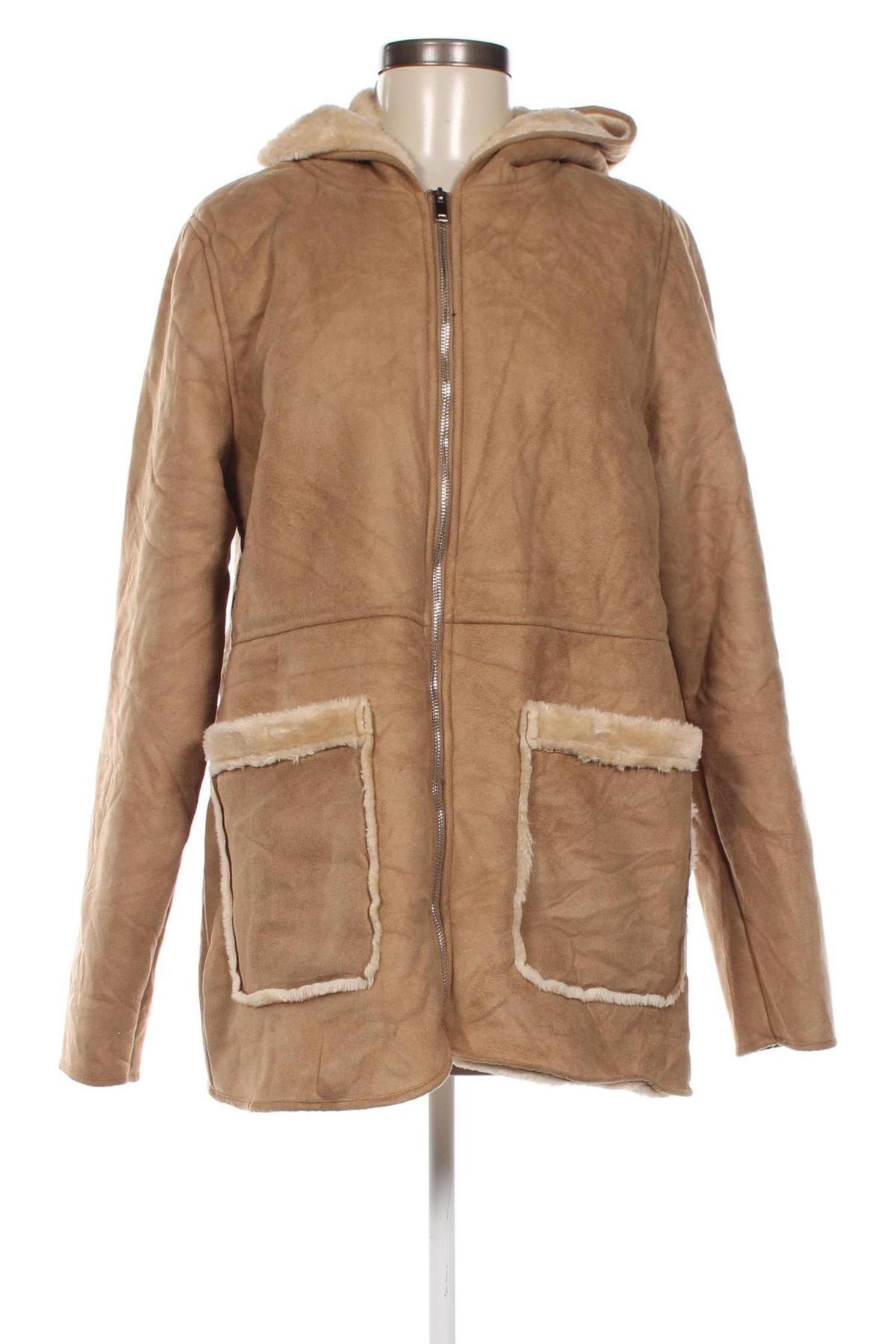 Γυναικείο παλτό Tiffosi, Μέγεθος M, Χρώμα  Μπέζ, Τιμή 23,17 €