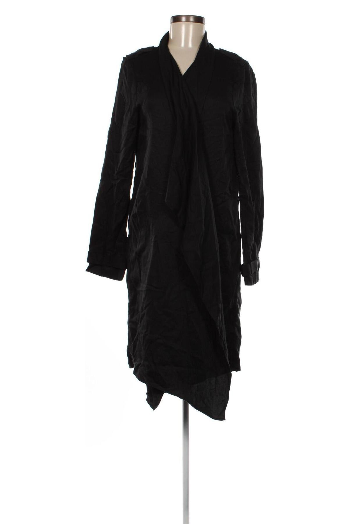 Дамско палто Tom Tailor, Размер M, Цвят Черен, Цена 31,80 лв.