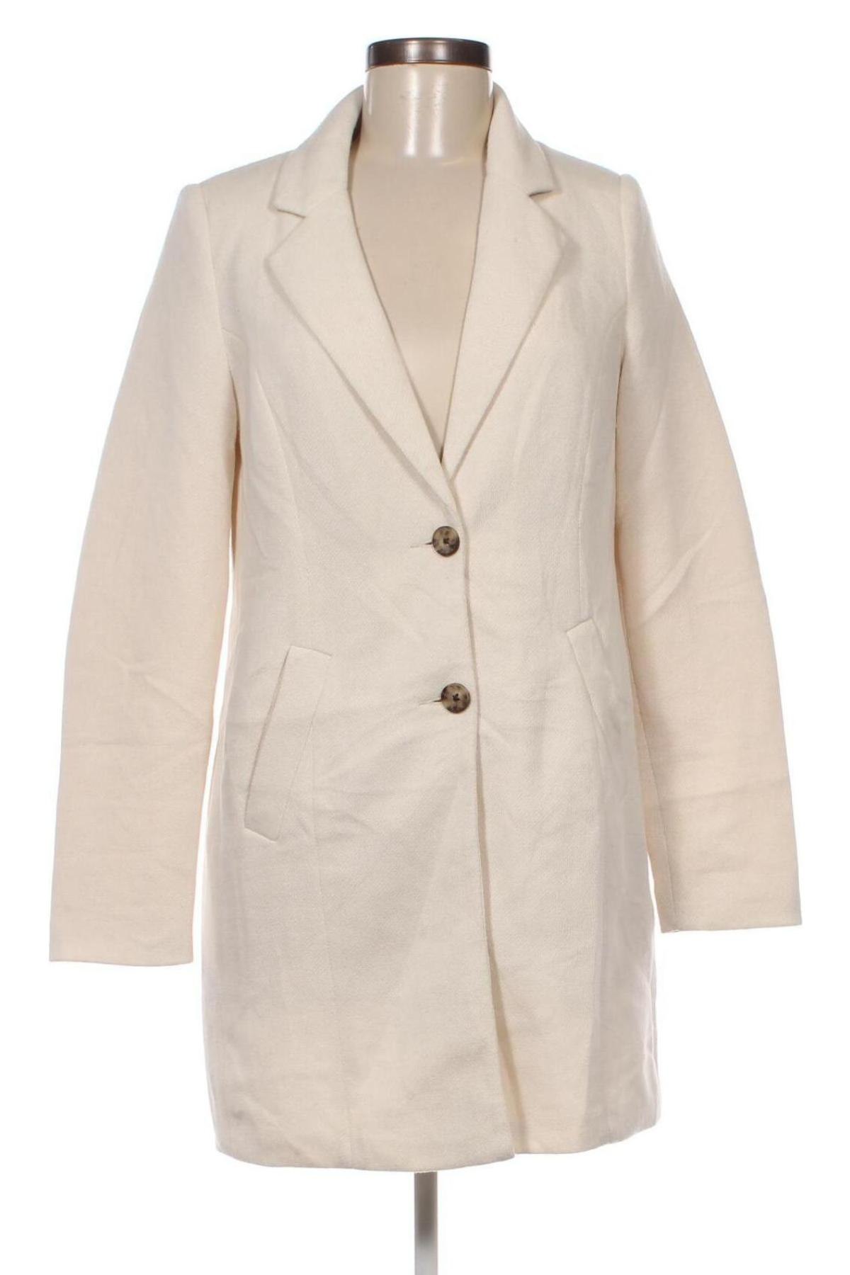 Γυναικείο παλτό Vero Moda, Μέγεθος XS, Χρώμα Εκρού, Τιμή 22,53 €