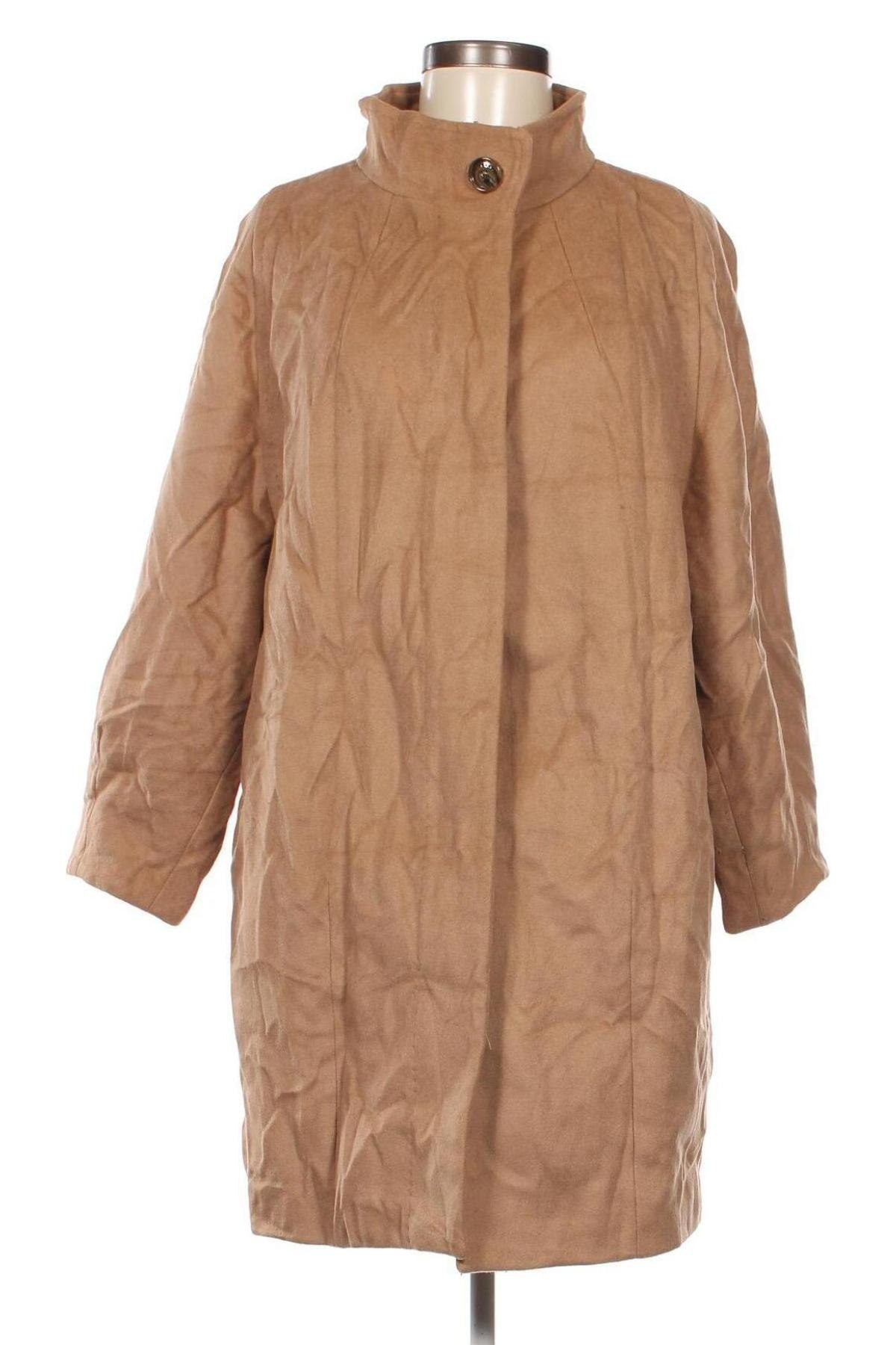 Дамско палто Weekend Max Mara, Размер L, Цвят Бежов, Цена 322,00 лв.