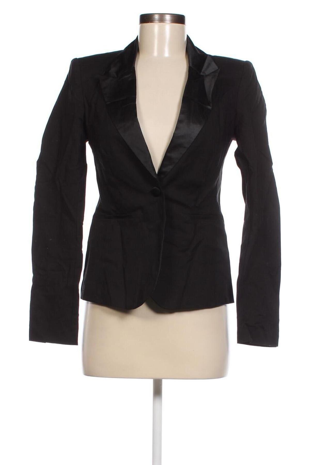 Дамско сако Gina Tricot, Размер S, Цвят Черен, Цена 10,44 лв.