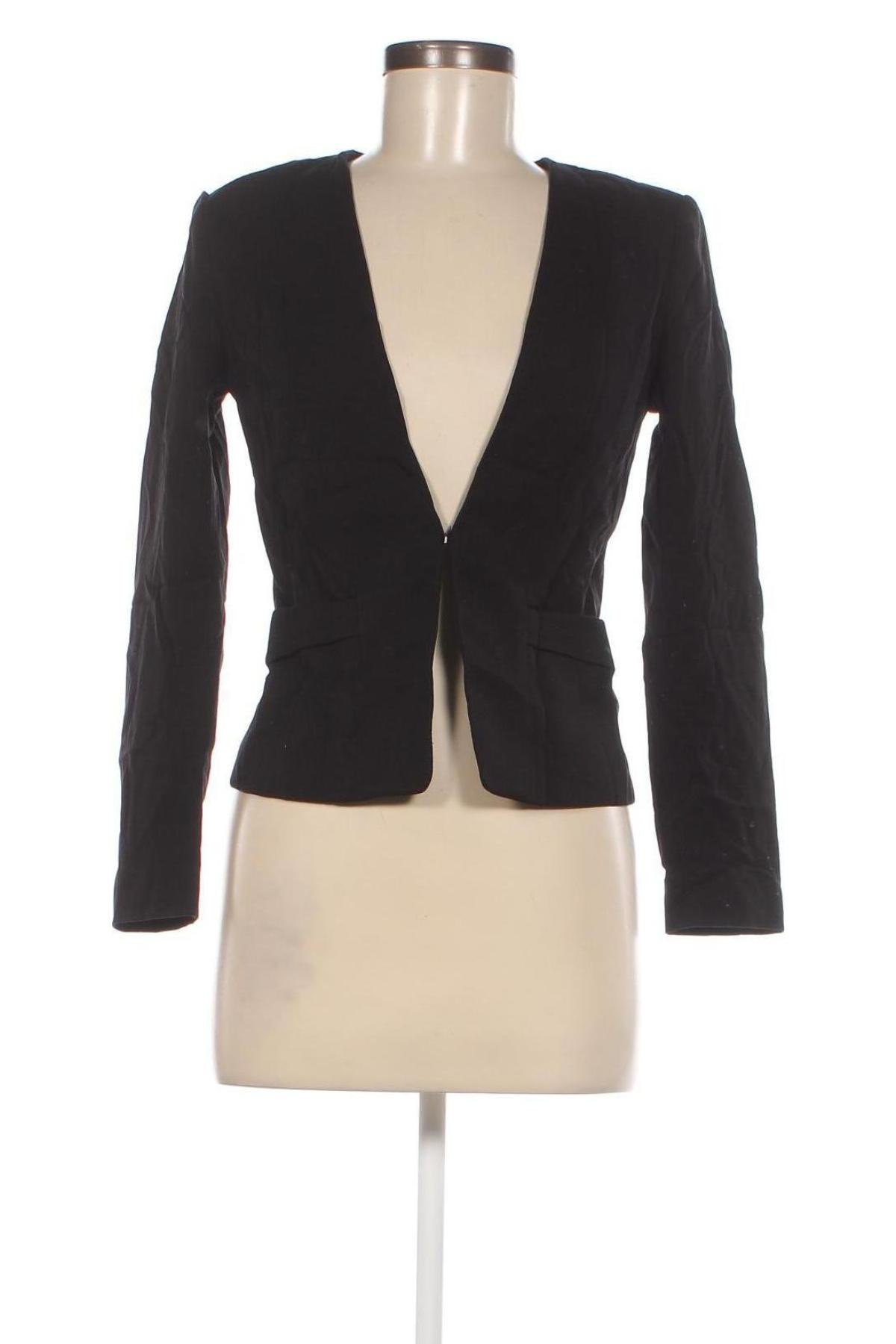 Дамско сако H&M, Размер S, Цвят Черен, Цена 9,24 лв.