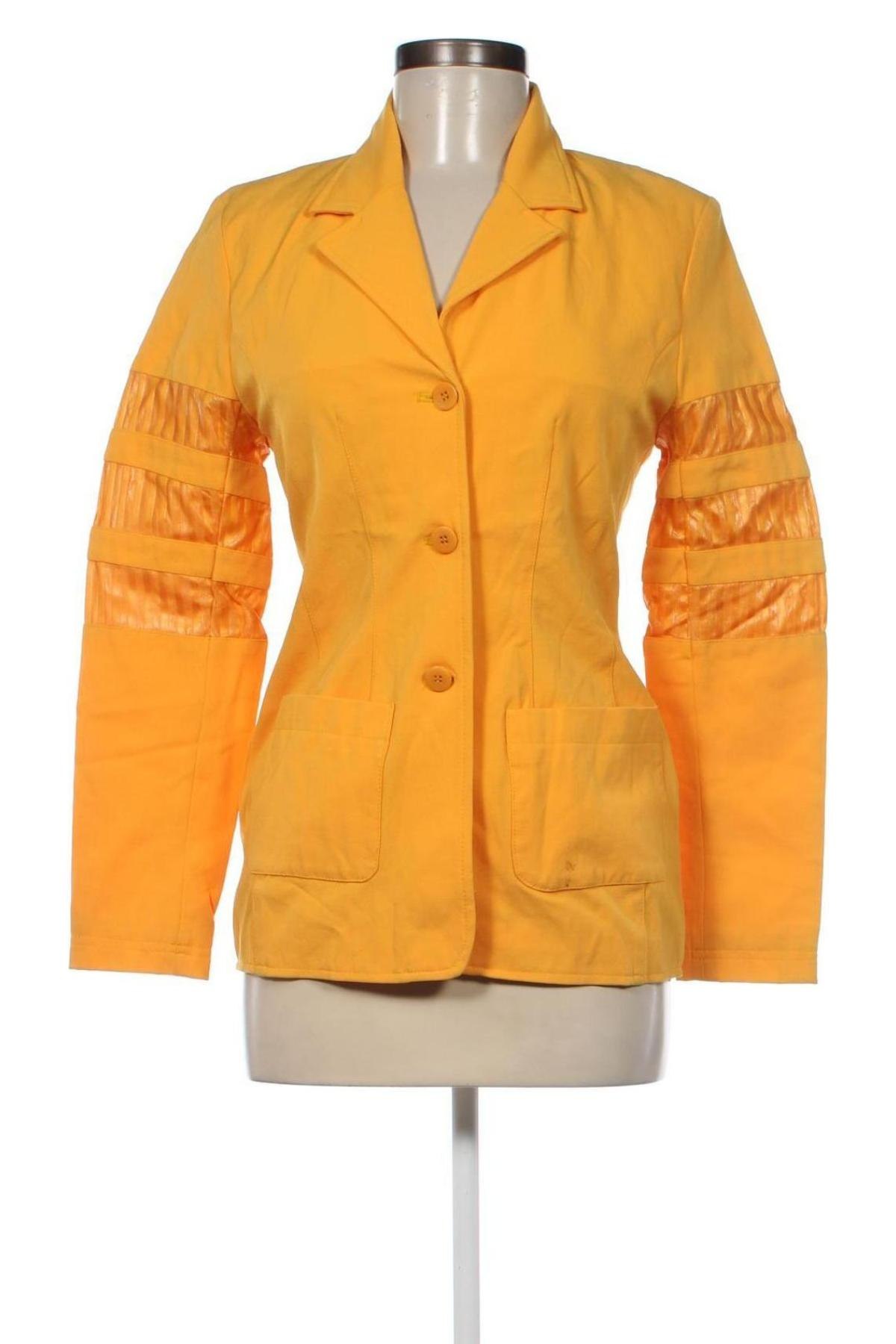 Γυναικείο σακάκι Zino & Judy, Μέγεθος S, Χρώμα Κίτρινο, Τιμή 10,82 €