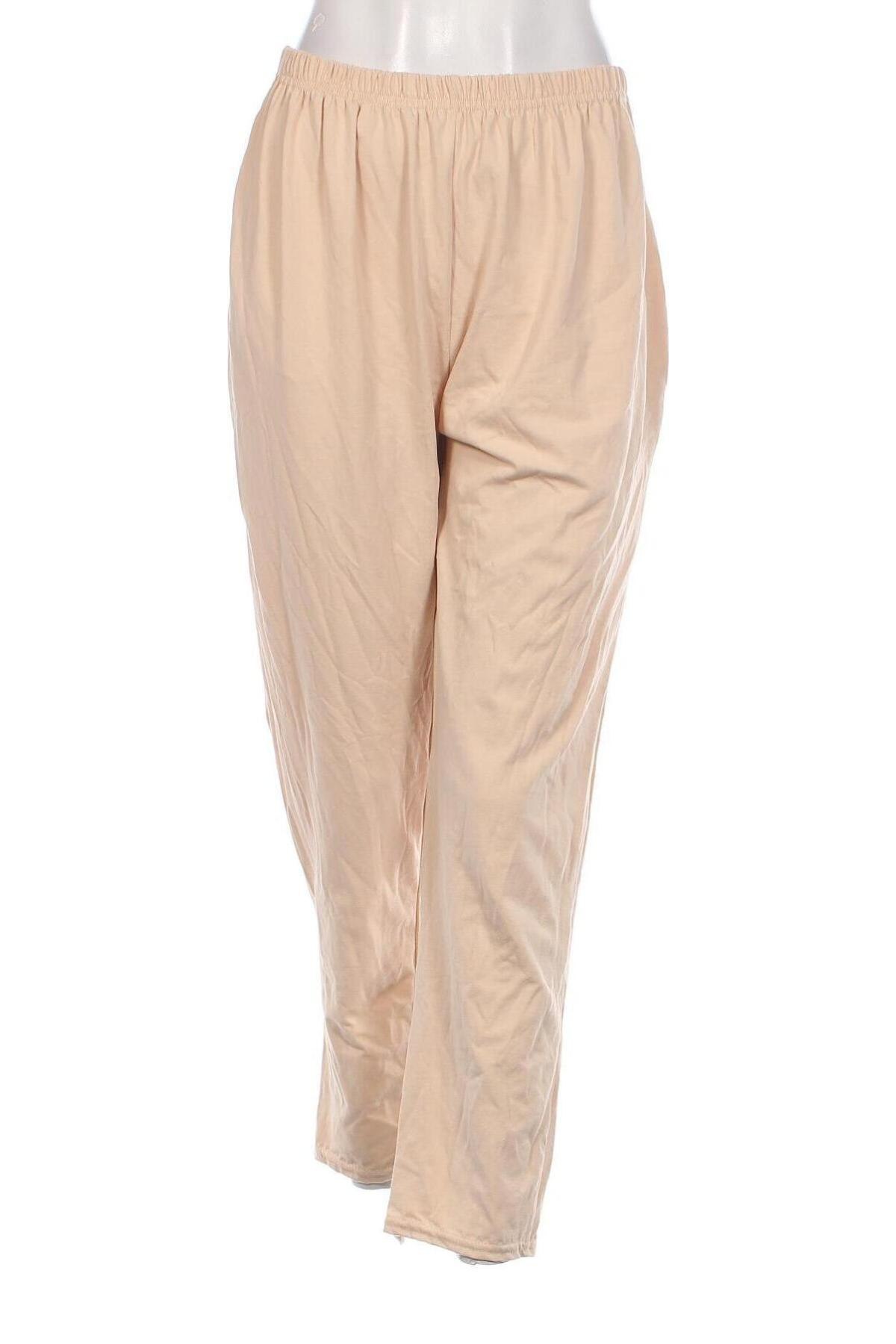 Γυναικείο αθλητικό παντελόνι, Μέγεθος XL, Χρώμα  Μπέζ, Τιμή 11,86 €