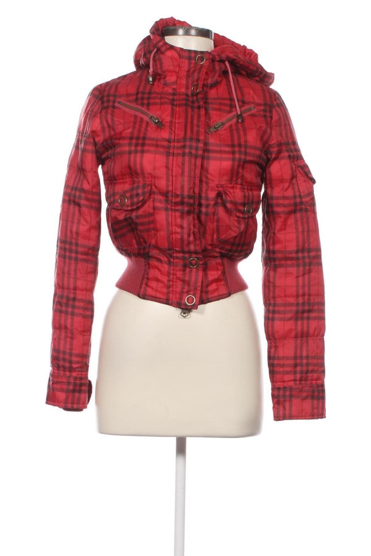 Γυναικείο μπουφάν Jennyfer, Μέγεθος S, Χρώμα Κόκκινο, Τιμή 7,13 €
