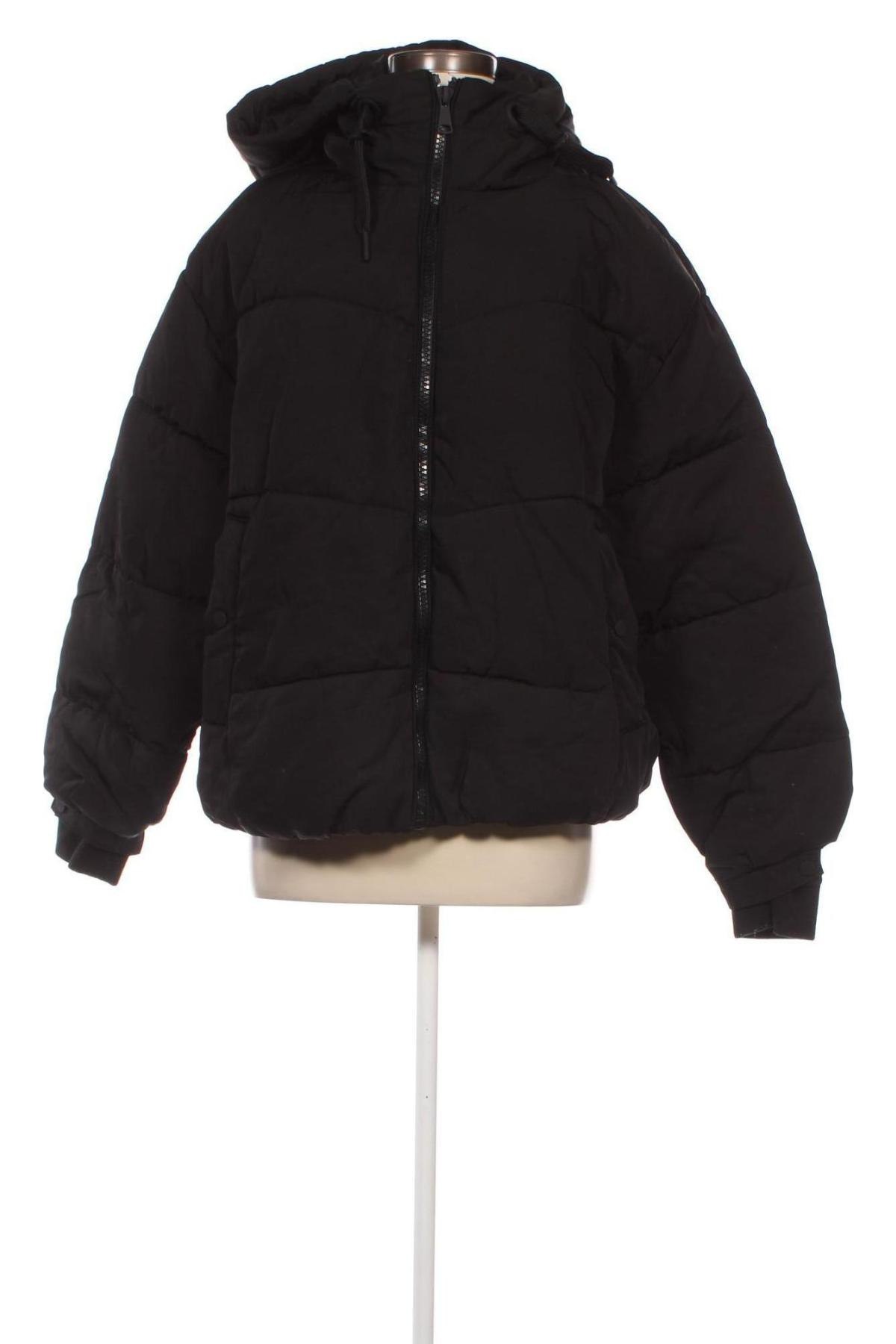 Γυναικείο μπουφάν Pull&Bear, Μέγεθος M, Χρώμα Μαύρο, Τιμή 26,46 €
