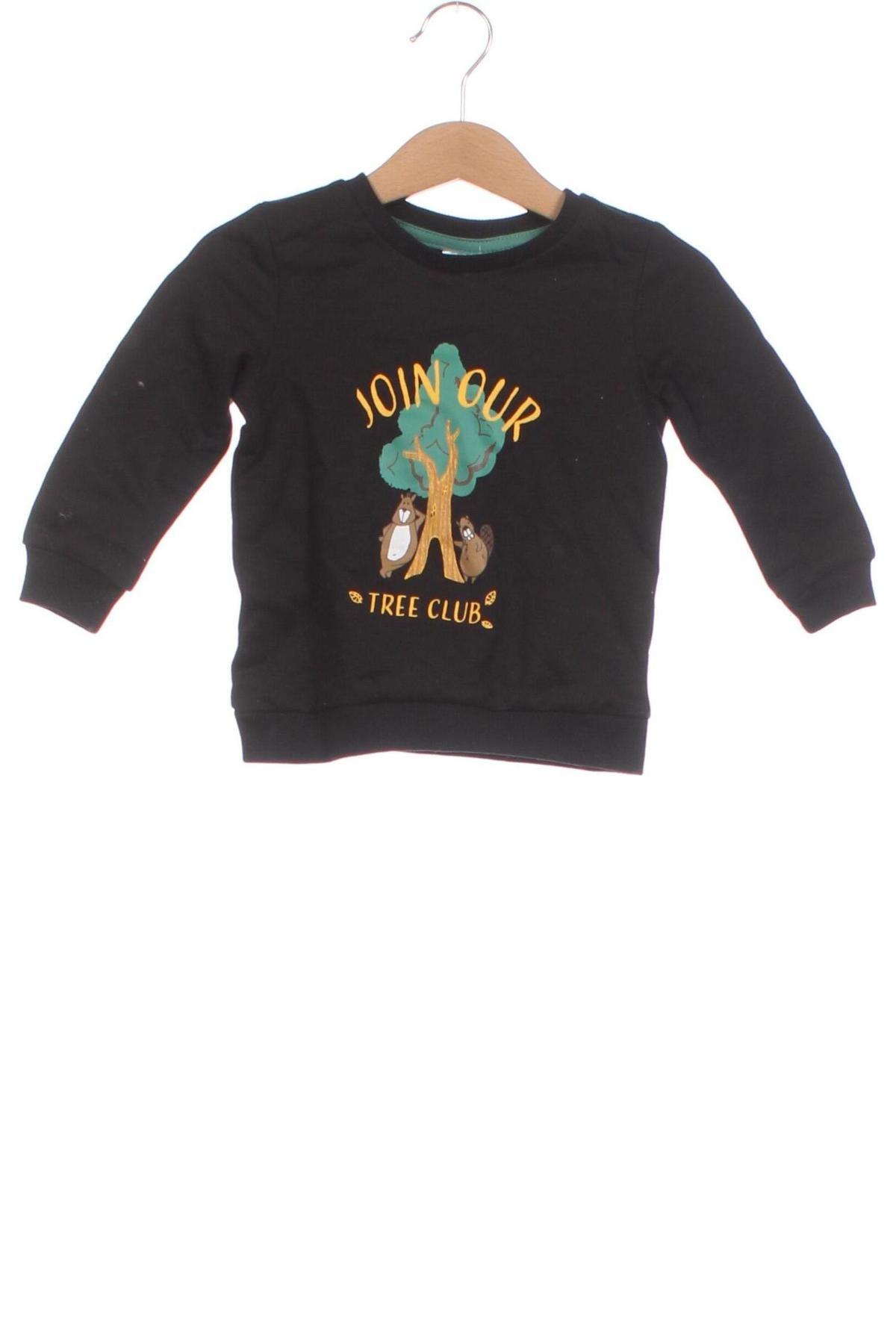 Παιδική μπλούζα, Μέγεθος 9-12m/ 74-80 εκ., Χρώμα Μαύρο, Τιμή 1,69 €